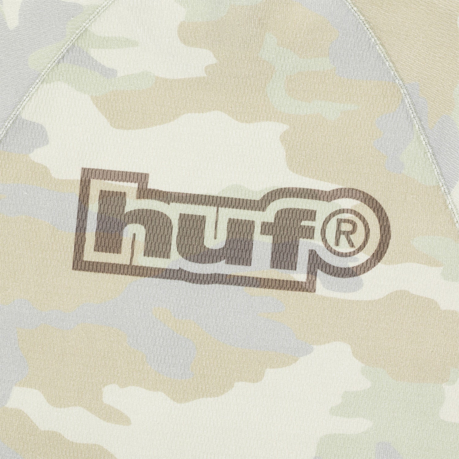 HUF (ハフ) Worldwide JP /TOPS & SHIRTS（トップス&シャツ）/ 89 OUTLINE LS RAGLAN商品 / CAMO
