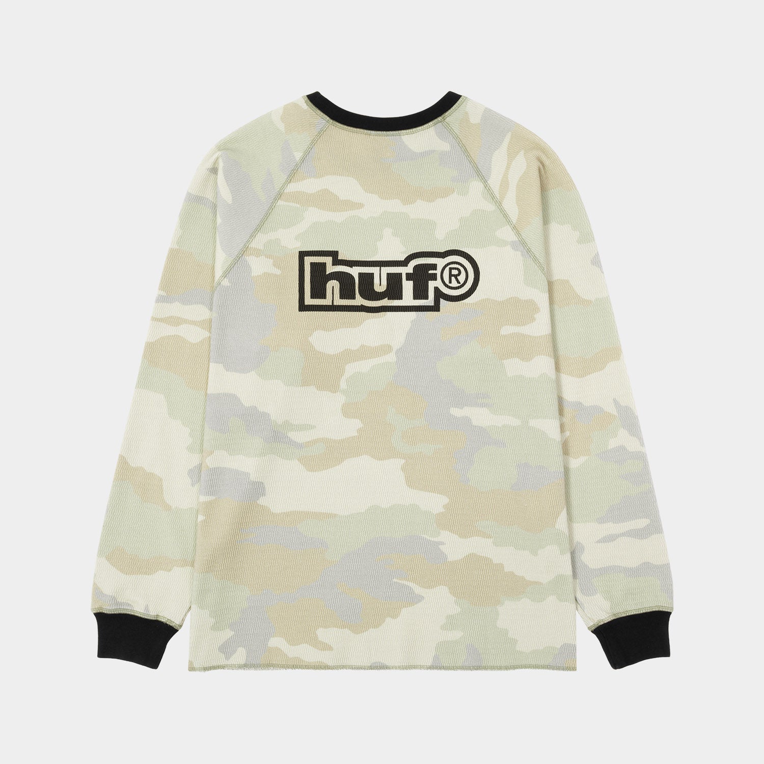 HUF (ハフ) Worldwide JP / TOPS & SHIRTS（トップス&シャツ） / 89 OUTLINE LS RAGLAN商品 / CAMO