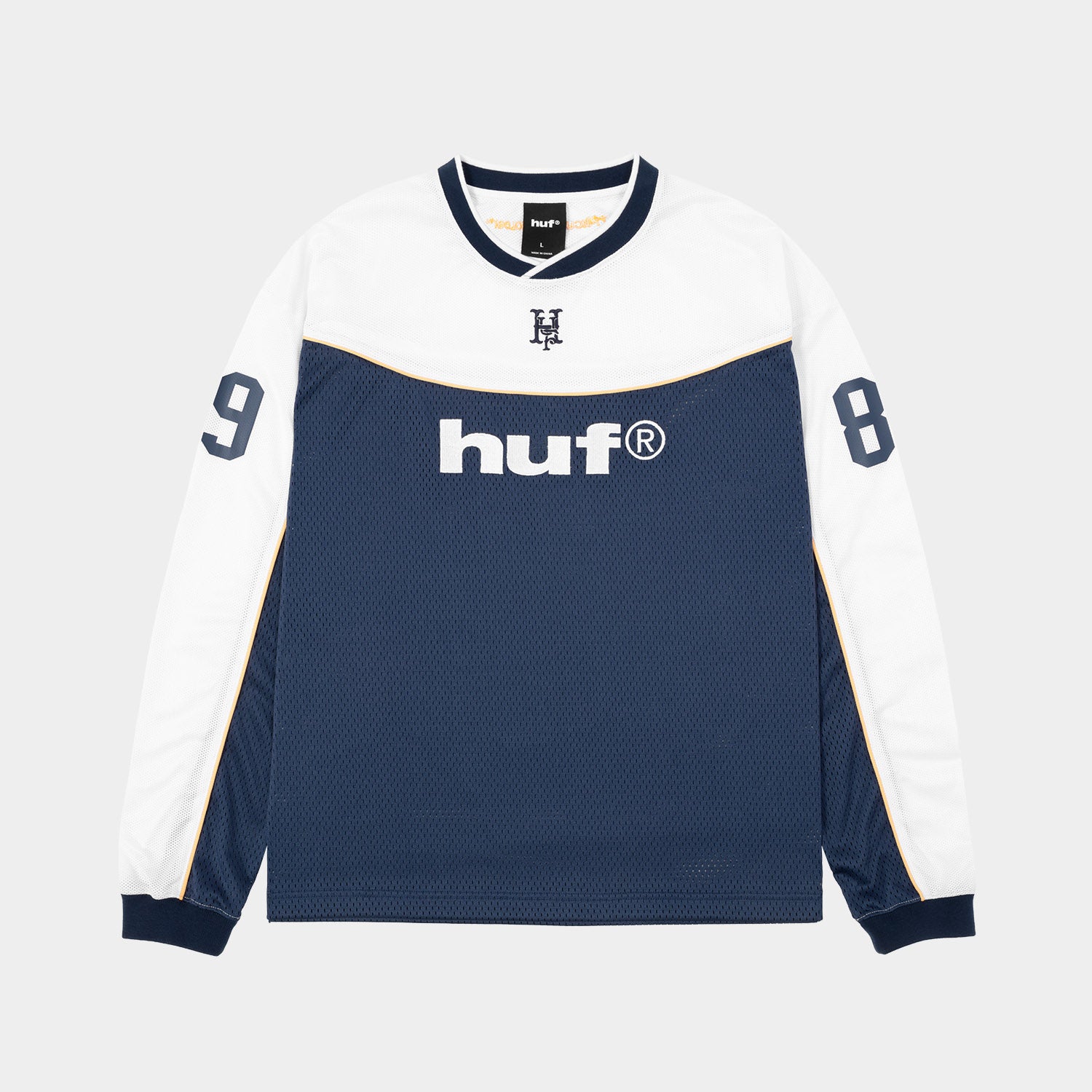 HUF (ハフ) Worldwide JP / TOPS & SHIRTS（トップス&シャツ） / HUF®eightynine FOOTBALL TOP商品 / NAVY