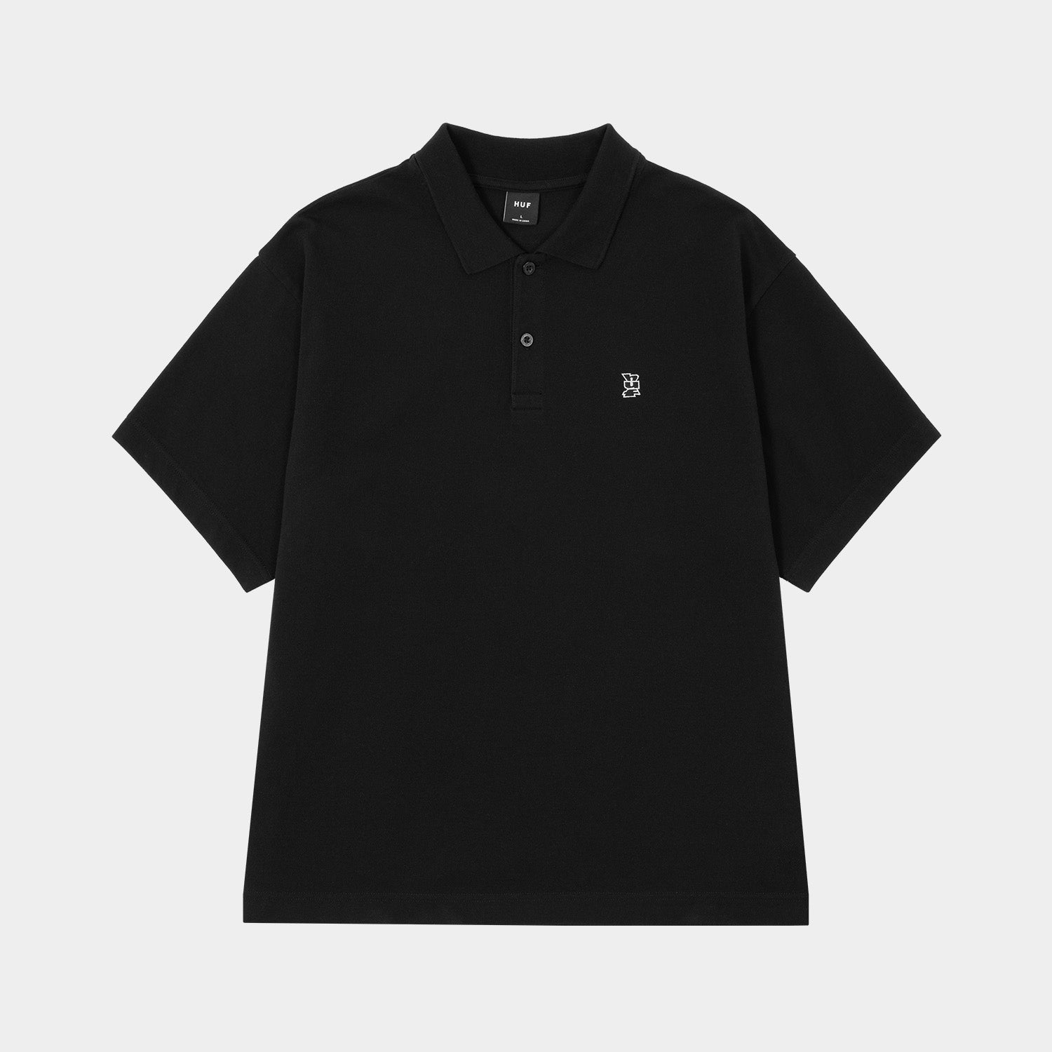 HUF (ハフ) Worldwide JP /TOPS & SHIRTS（トップス&シャツ）/ MEGABLAST POLO TOP商品 / BLACK