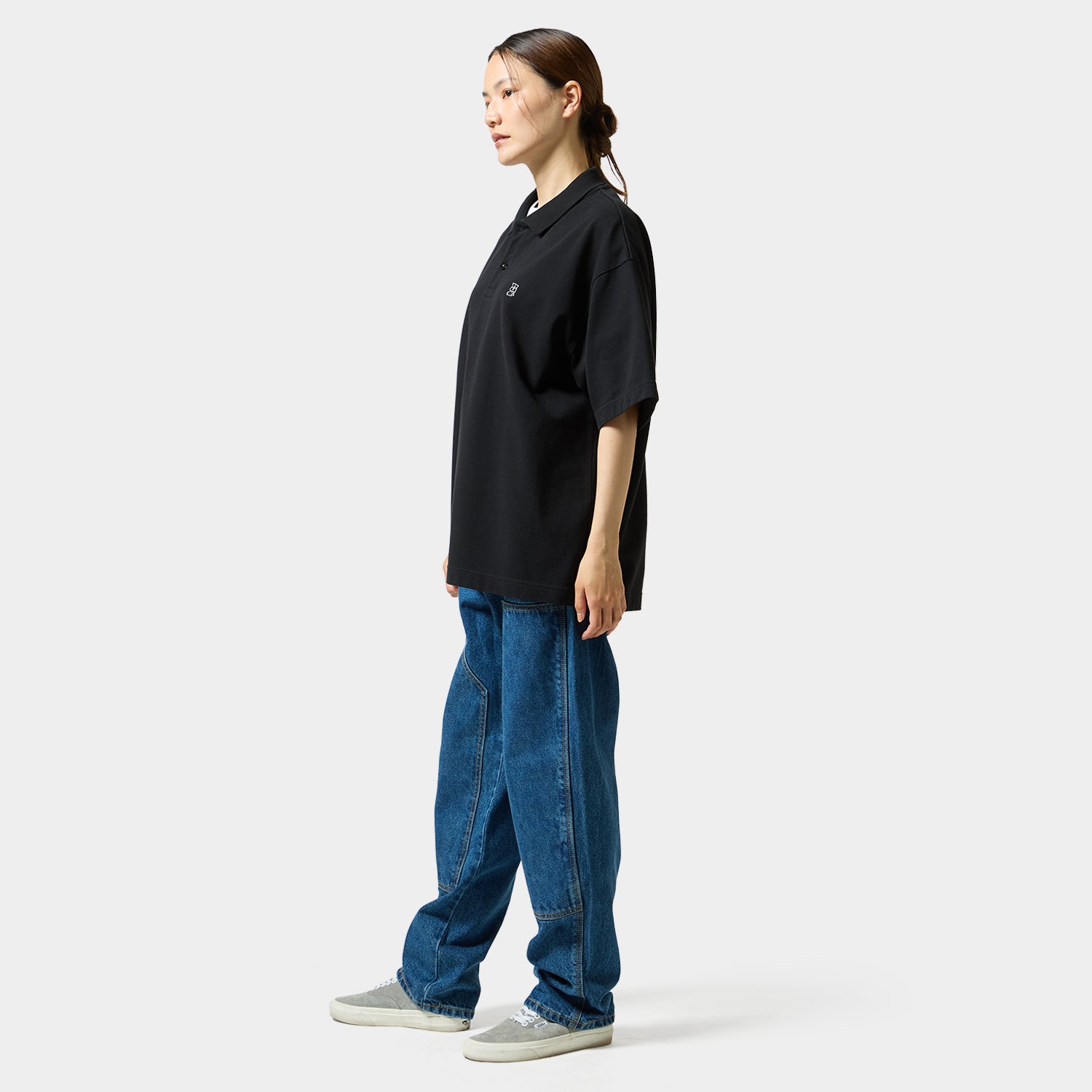 HUF (ハフ) Worldwide JP /TOPS & SHIRTS（トップス&シャツ）/ MEGABLAST POLO TOP商品 / BLACK