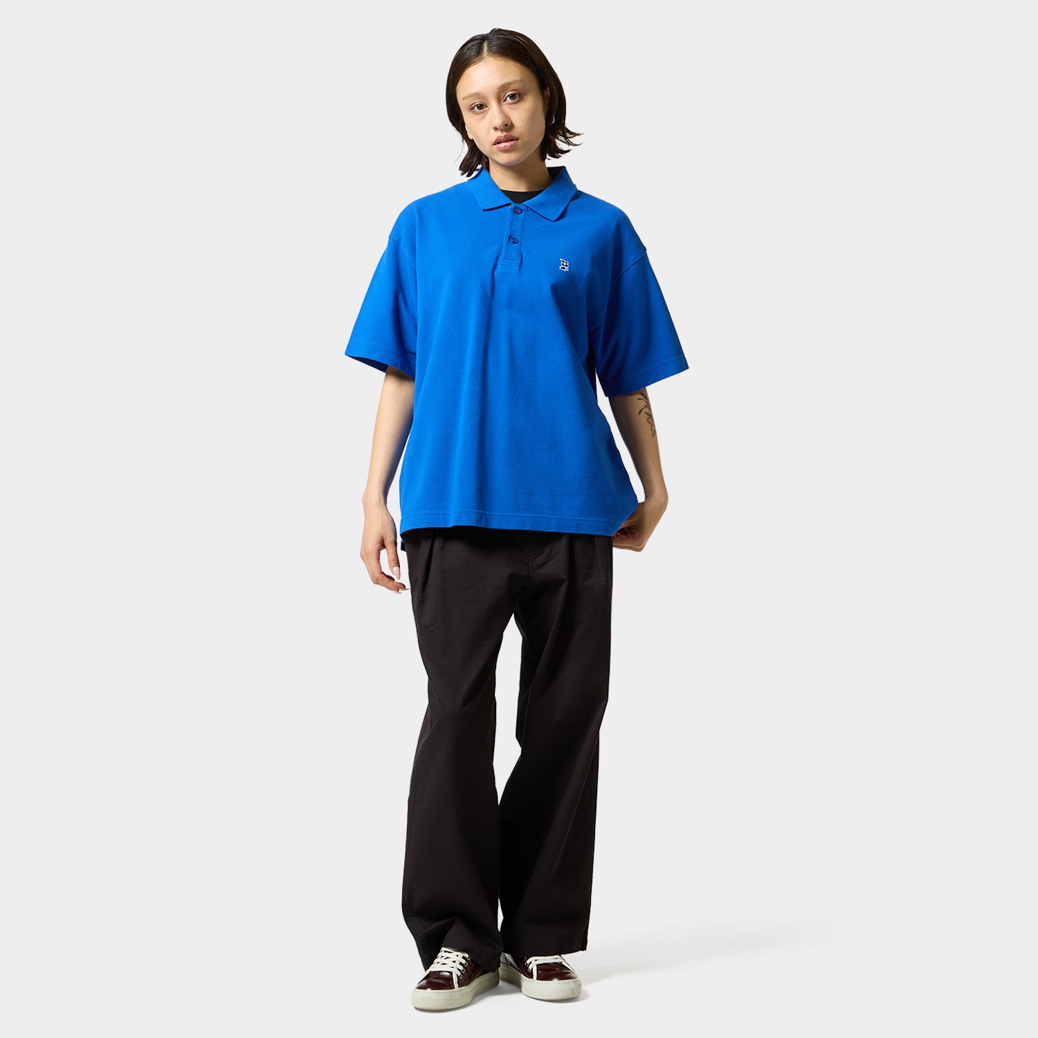 HUF (ハフ) Worldwide JP /TOPS & SHIRTS（トップス&シャツ）/ MEGABLAST POLO TOP商品 / BLACK