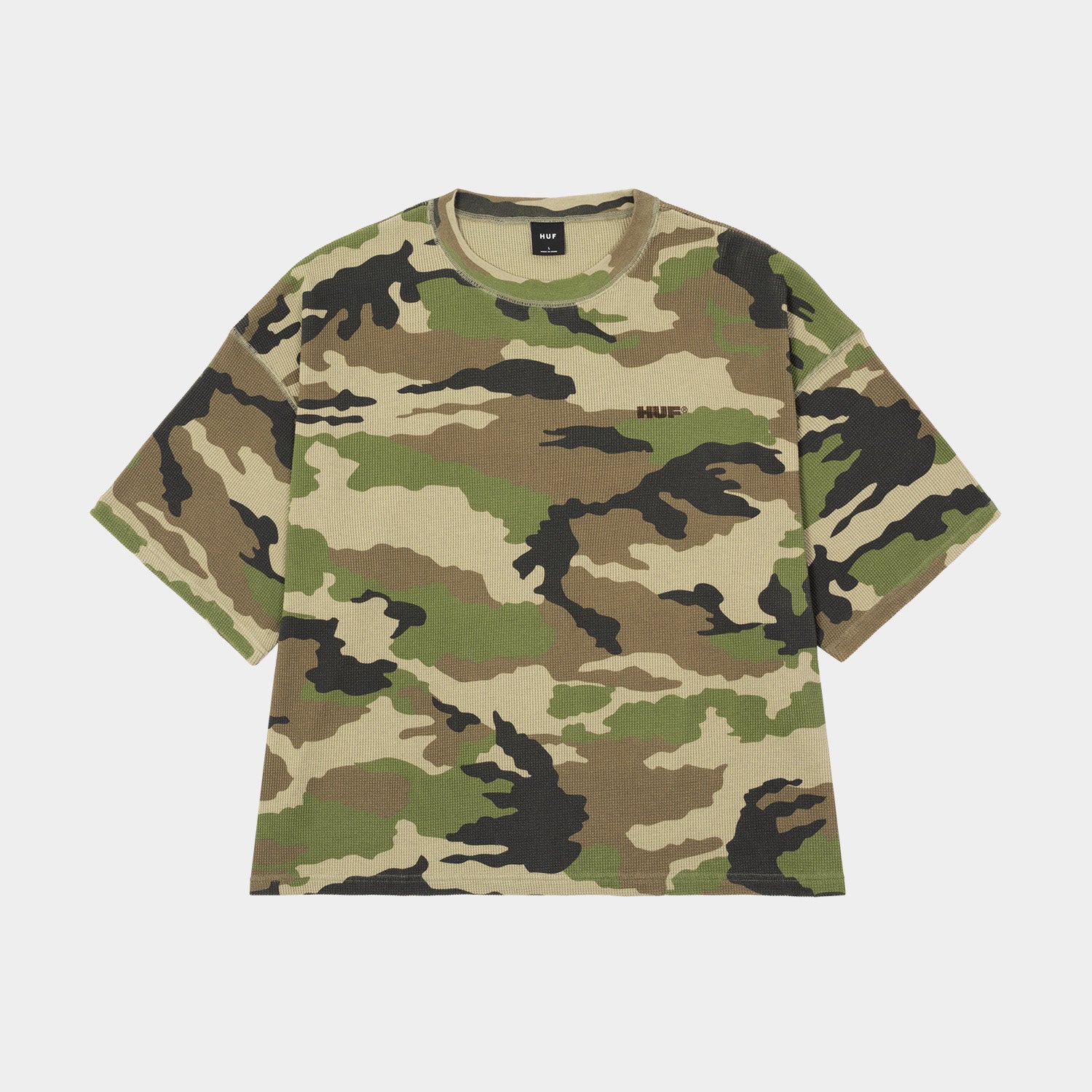 HUF (ハフ) Worldwide JP / TOPS & SHIRTS（トップス&シャツ） / ALL CAPS THERMAL CREW商品 / CAMO