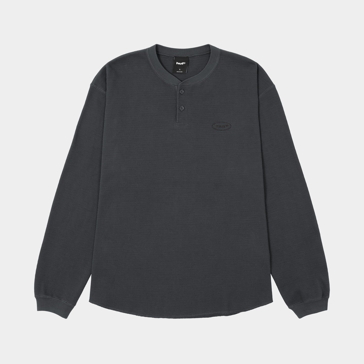 HUF (ハフ) Worldwide JP /TOPS & SHIRTS（トップス&シャツ）/ 89 OVAL HENRY THERMAL商品 / CHARCOAL