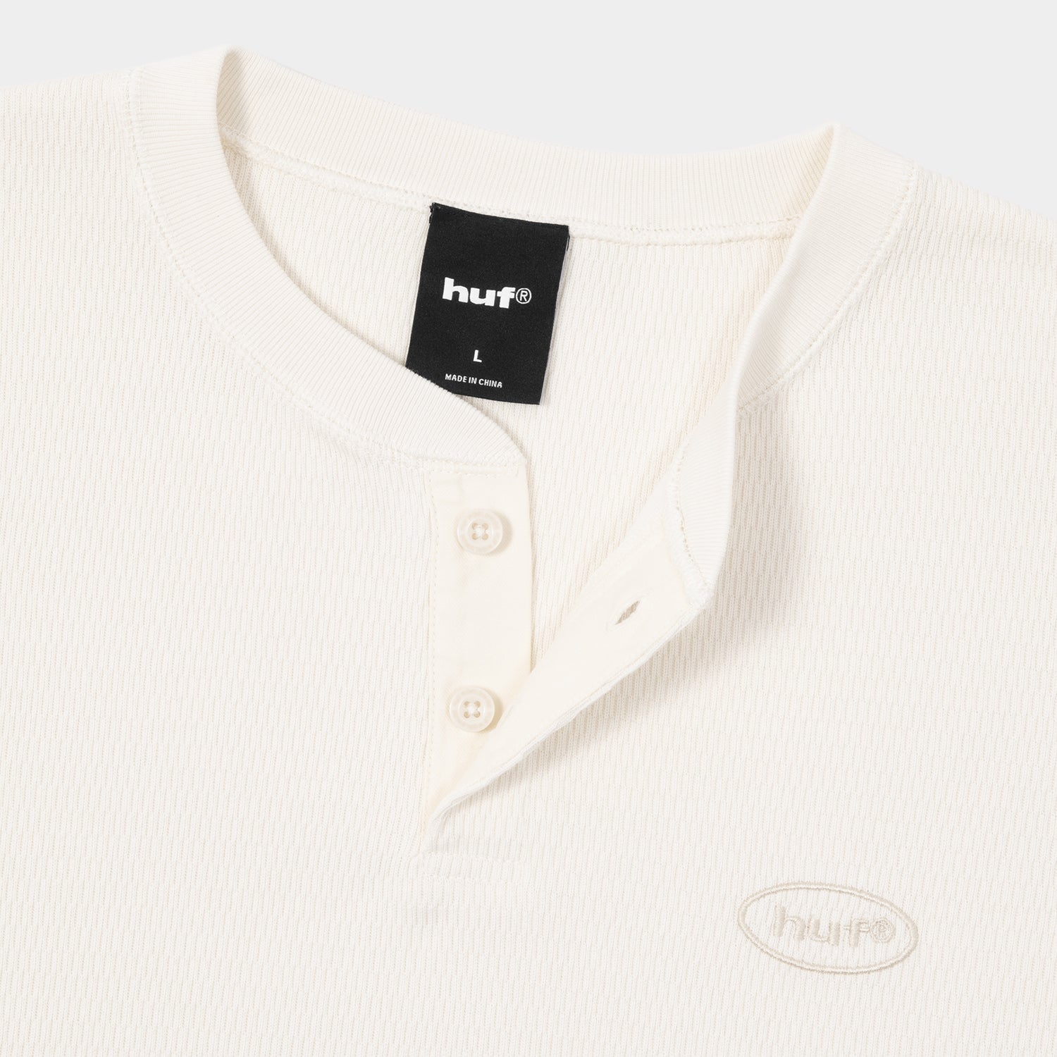 HUF (ハフ) Worldwide JP /TOPS & SHIRTS（トップス&シャツ）/ 89 OVAL HENRY THERMAL商品 / CHARCOAL