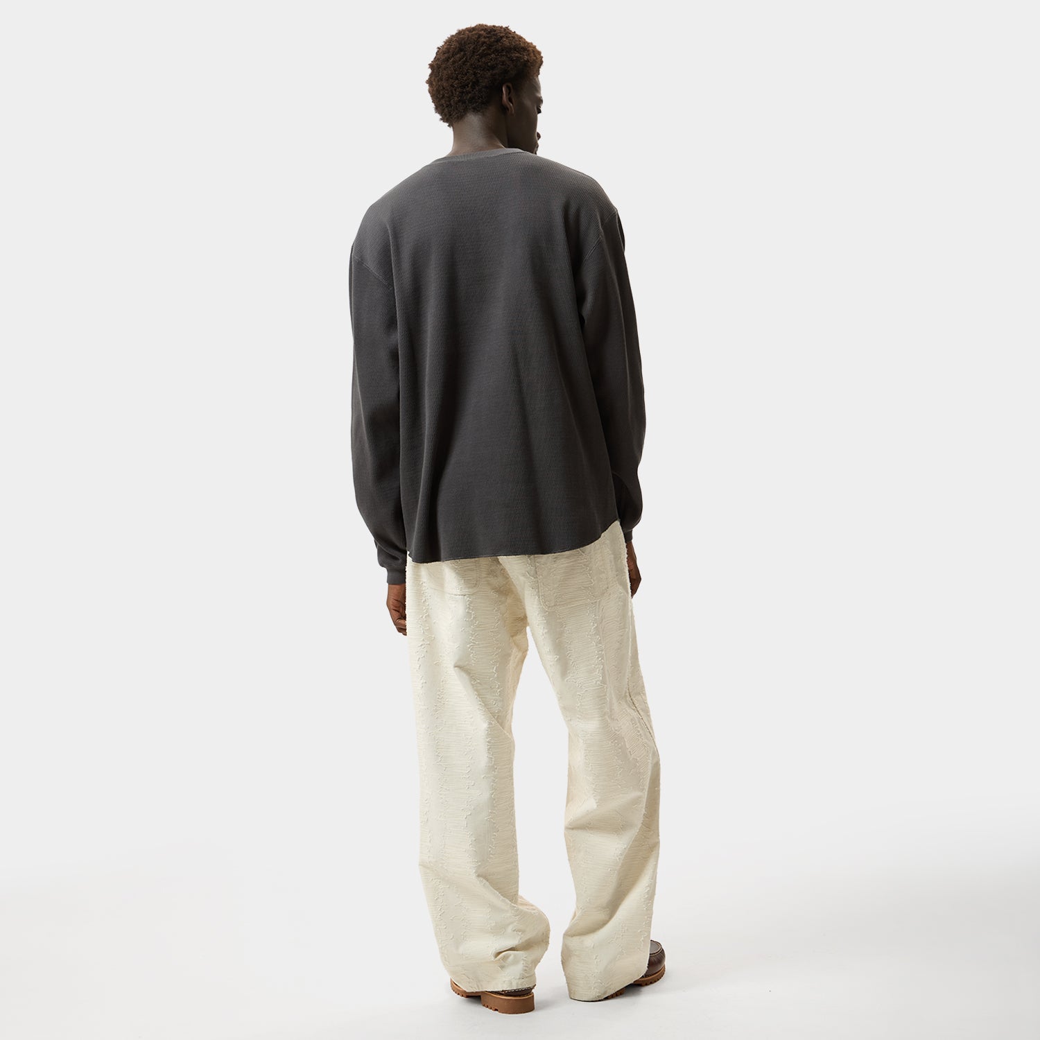 HUF (ハフ) Worldwide JP /TOPS & SHIRTS（トップス&シャツ）/ 89 OVAL HENRY THERMAL商品 / CHARCOAL