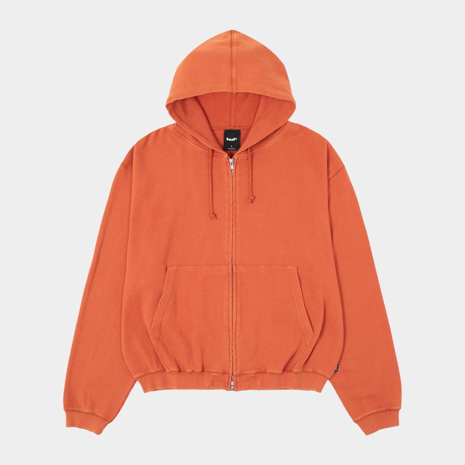 HUF (ハフ) Worldwide JP /HOODIES（パーカー）/ CROP THERMAL FULL ZIP HOODIE商品 / RED
