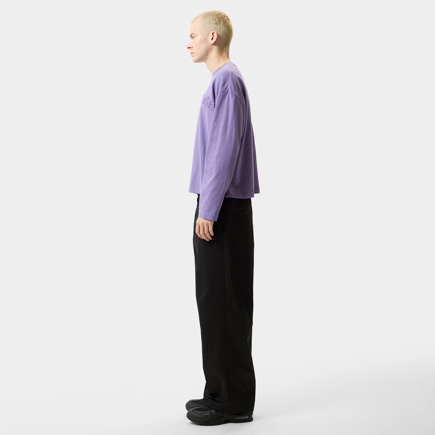 HUF (ハフ) Worldwide JP /TOPS & SHIRTS（トップス&シャツ）/ OLYMPIA LS CREW商品 / PURPLE