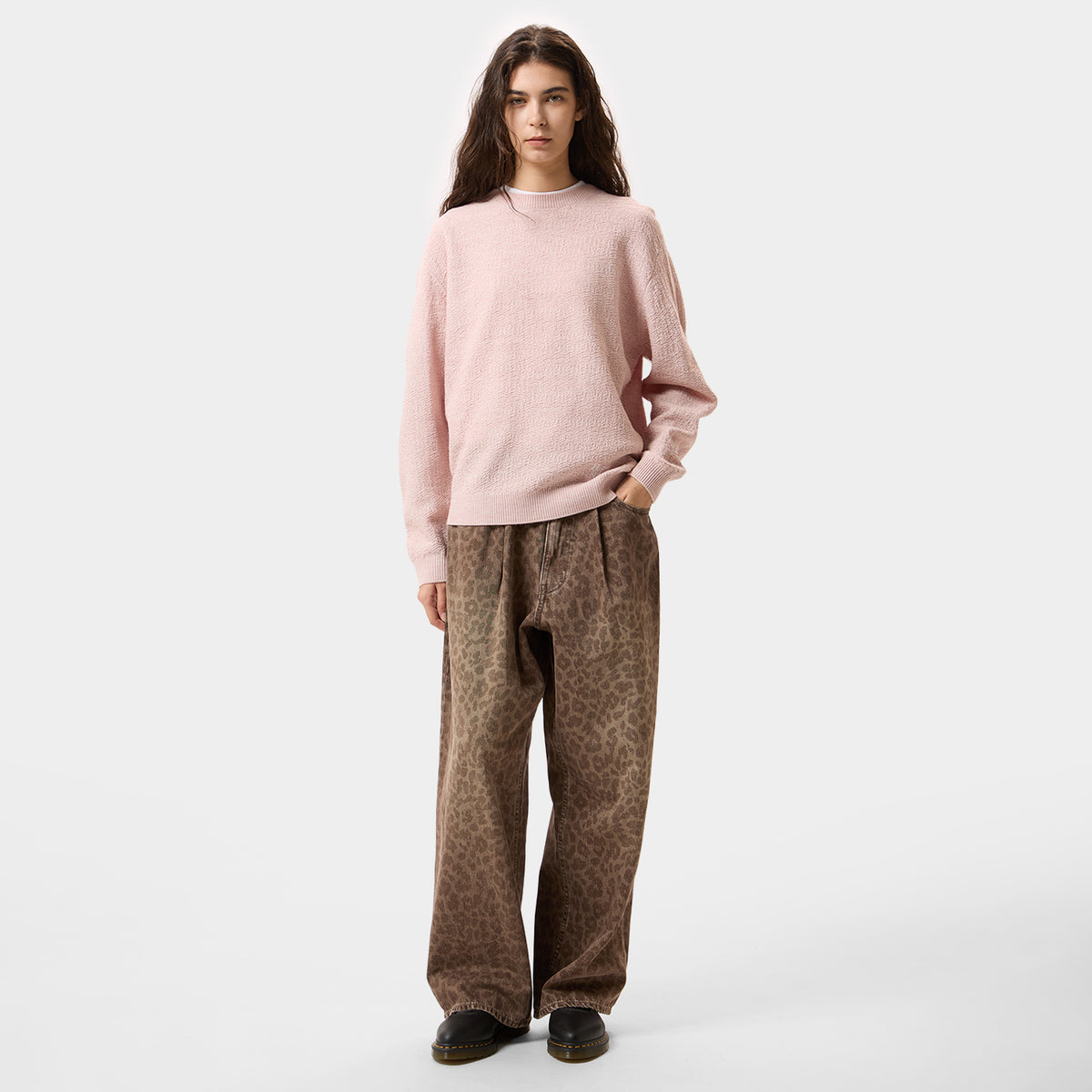 HUF (ハフ) Worldwide JP /（）/ 1984 KNIT LS TOP商品 / PEACH