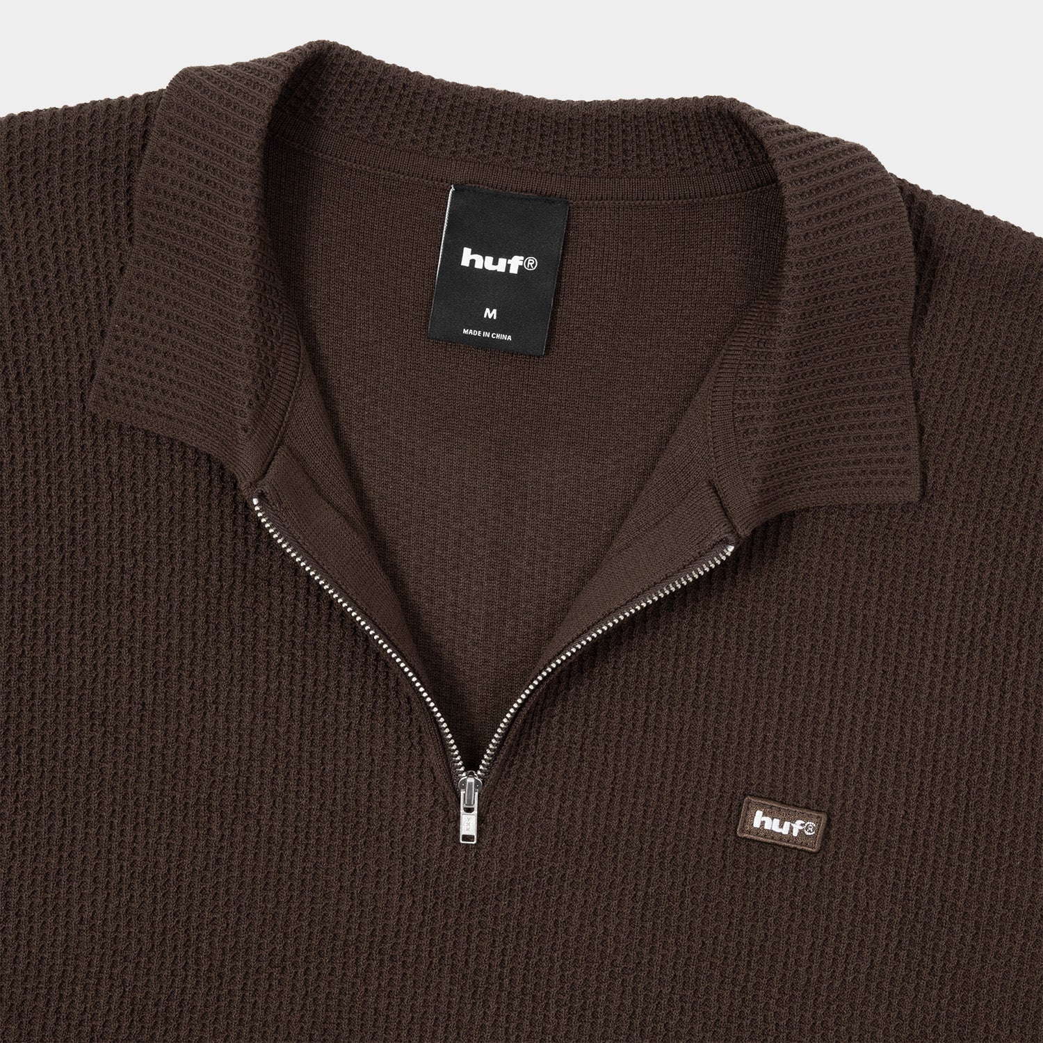 HUF (ハフ) Worldwide JP /TOPS & SHIRTS（トップス&シャツ）/ AIR FLOW HALF ZIP POLO商品 / IVORY