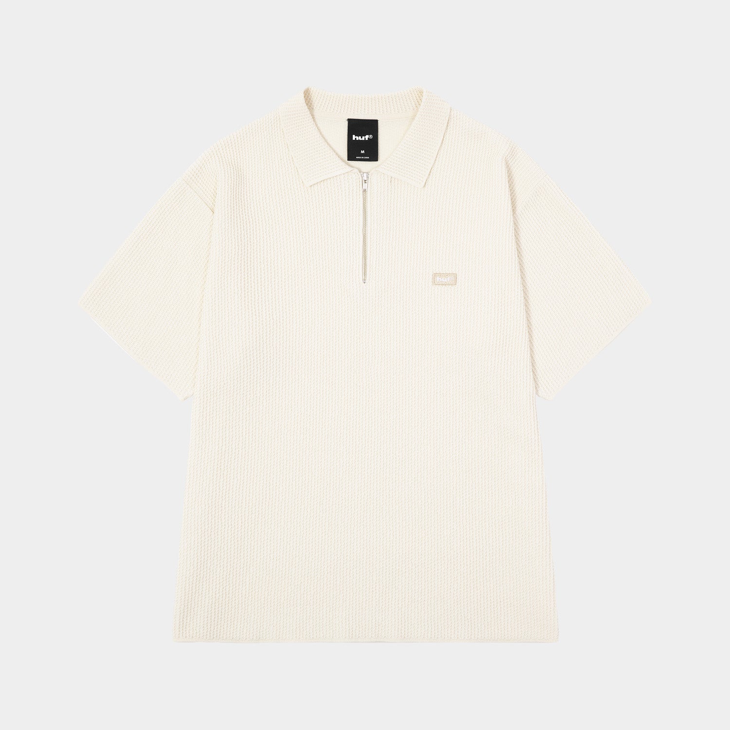 HUF (ハフ) Worldwide JP / TOPS & SHIRTS（トップス&シャツ） / AIR FLOW HALF ZIP POLO商品 / IVORY
