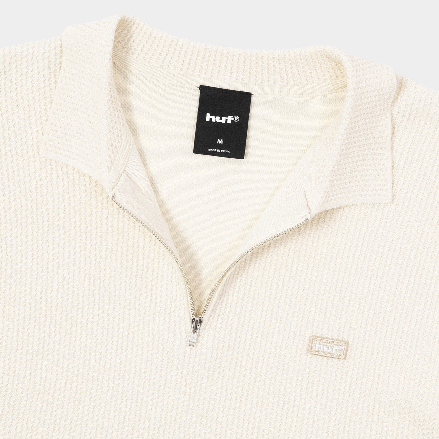 HUF (ハフ) Worldwide JP /TOPS & SHIRTS（トップス&シャツ）/ AIR FLOW HALF ZIP POLO商品 / IVORY