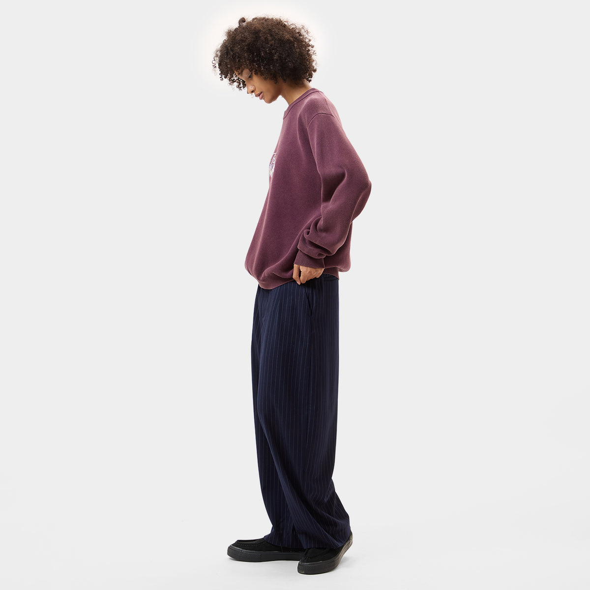 HUF (ハフ) Worldwide JP /KNITS & SWEATERS（ニット&セーター）/ ORION CONTRAST SWEATER商品 / BLACK