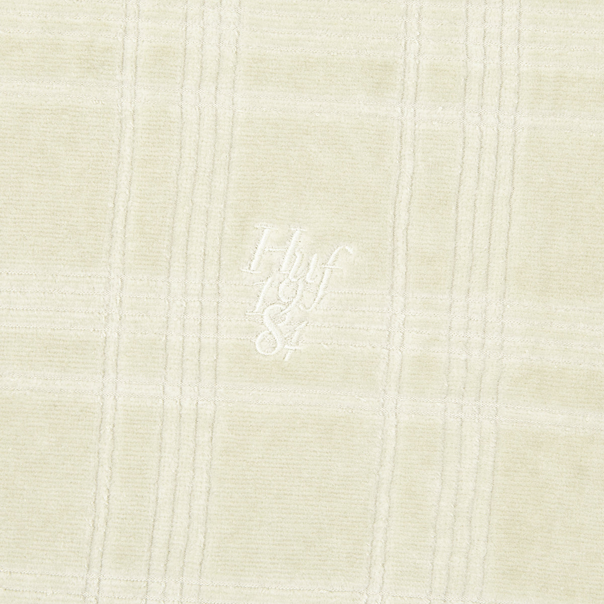 HUF (ハフ) Worldwide JP /SWEATSHIRTS（スウェットシャツ）/ 1984 PLAID VELOUR CREW商品 / SAND