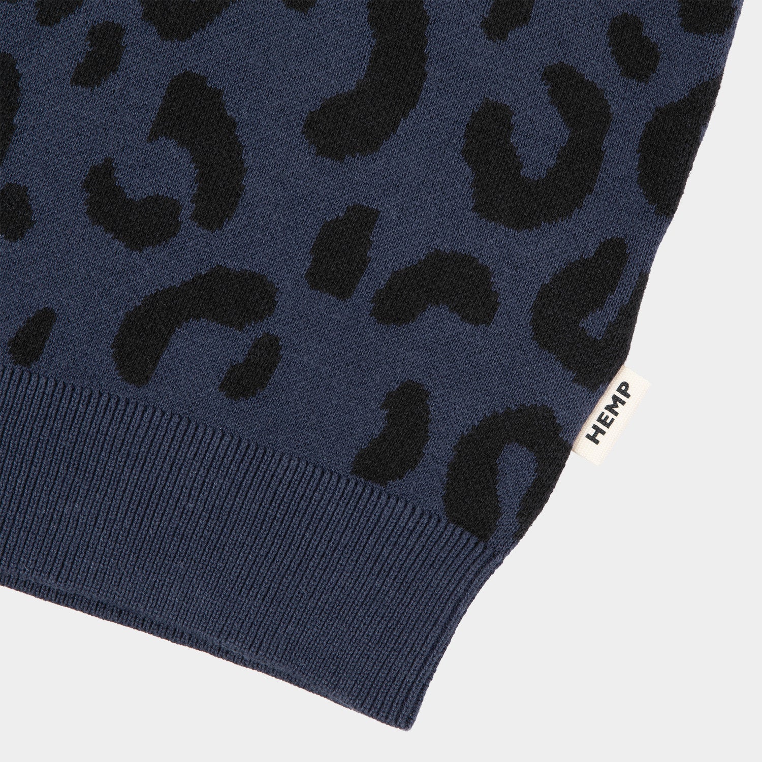 HUF (ハフ) Worldwide JP /TOPS & SHIRTS（トップス&シャツ）/ huf CO-OP CHUNKY CHEETAH KNIT POLO商品 / NAVY
