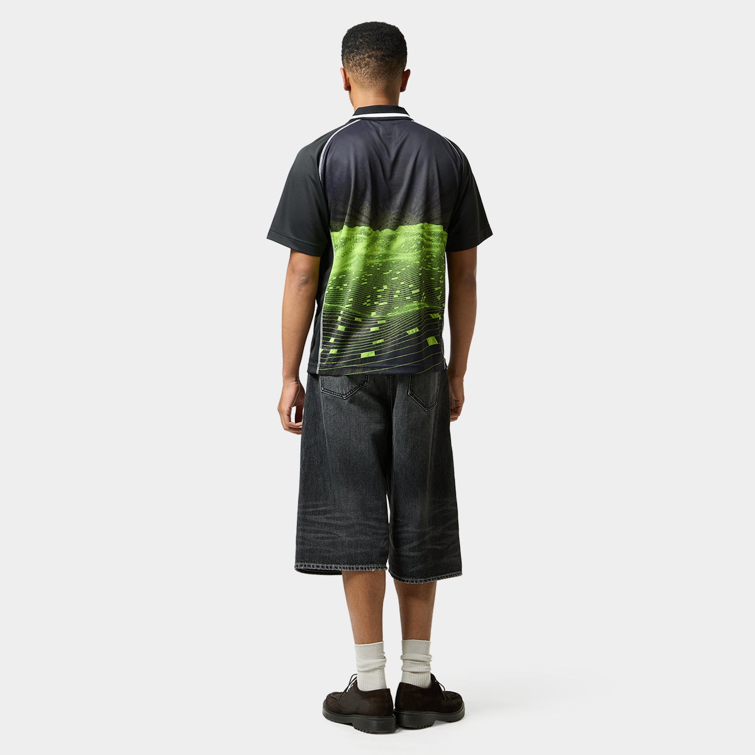 HUF (ハフ) Worldwide JP /TOPS & SHIRTS（トップス&シャツ）/ HUF X UMBRO LANDSCAPE JERSEY商品 / GREEN