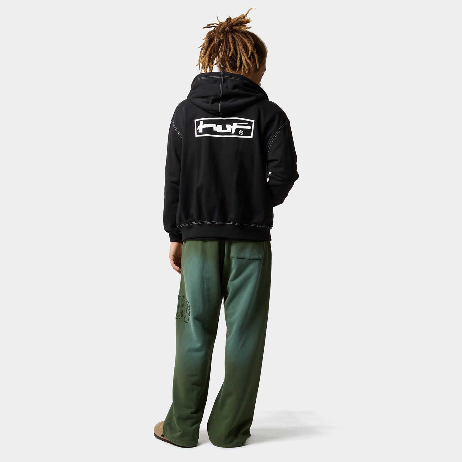 HUF (ハフ) Worldwide JP /HOODIES（パーカー）/ STRETCH FULL ZIP HOODIE商品 / ASH