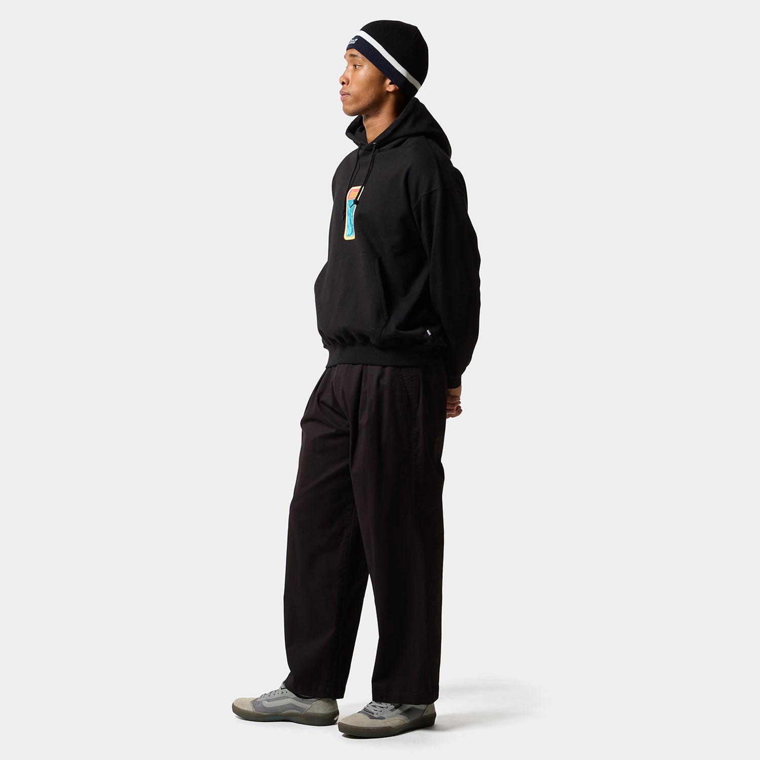 HUF (ハフ) Worldwide JP /HOODIES（パーカー）/ BACKSTREET ANGELS HOODIE商品 / BLACK