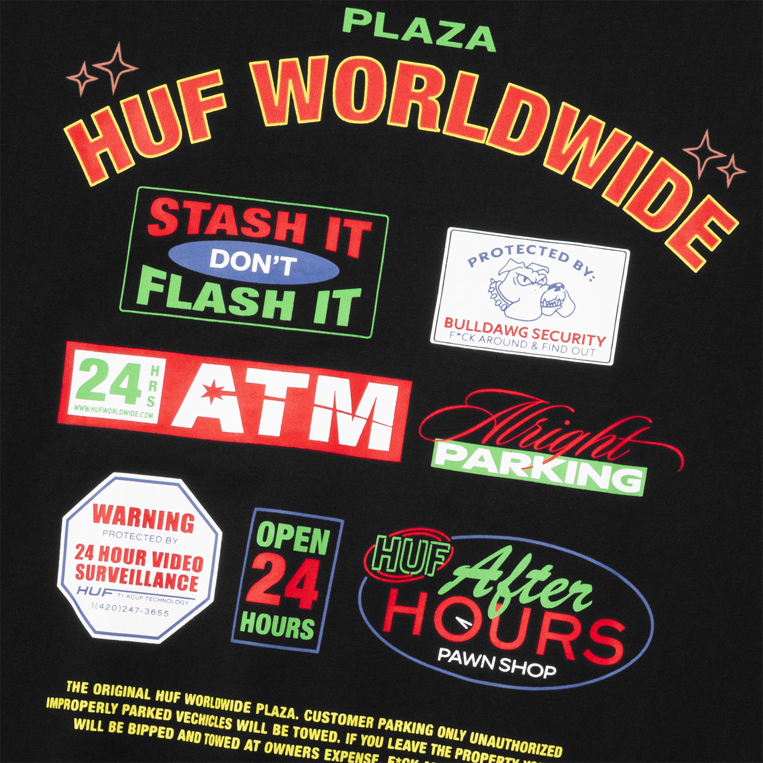 HUF (ハフ) Worldwide JP /HOODIES（パーカー）/ PROMO HOODIE商品 / BLACK