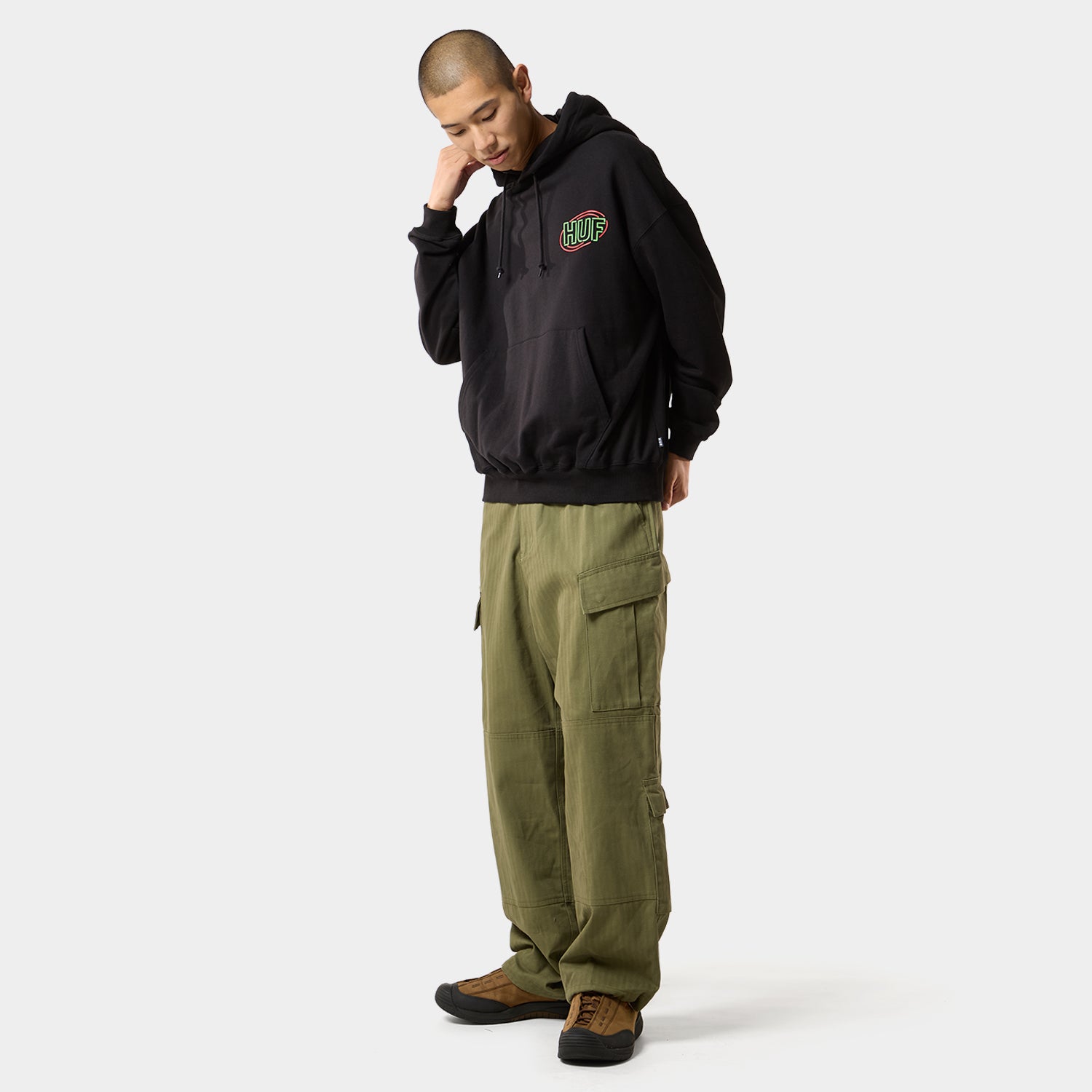 HUF (ハフ) Worldwide JP /HOODIES（パーカー）/ PROMO HOODIE商品 / BLACK