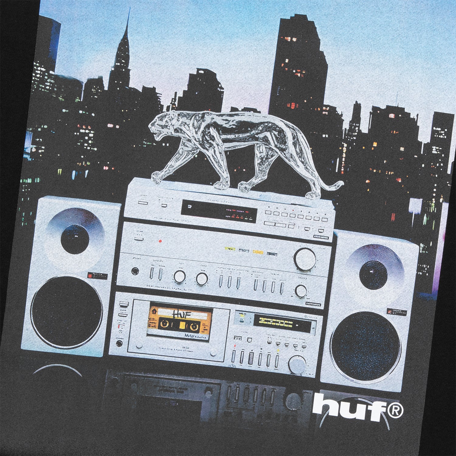 HUF (ハフ) Worldwide JP /KNITS & SWEATERS（ニット&セーター）/ MIDNIGHT RADIO CREW商品 / BLACK