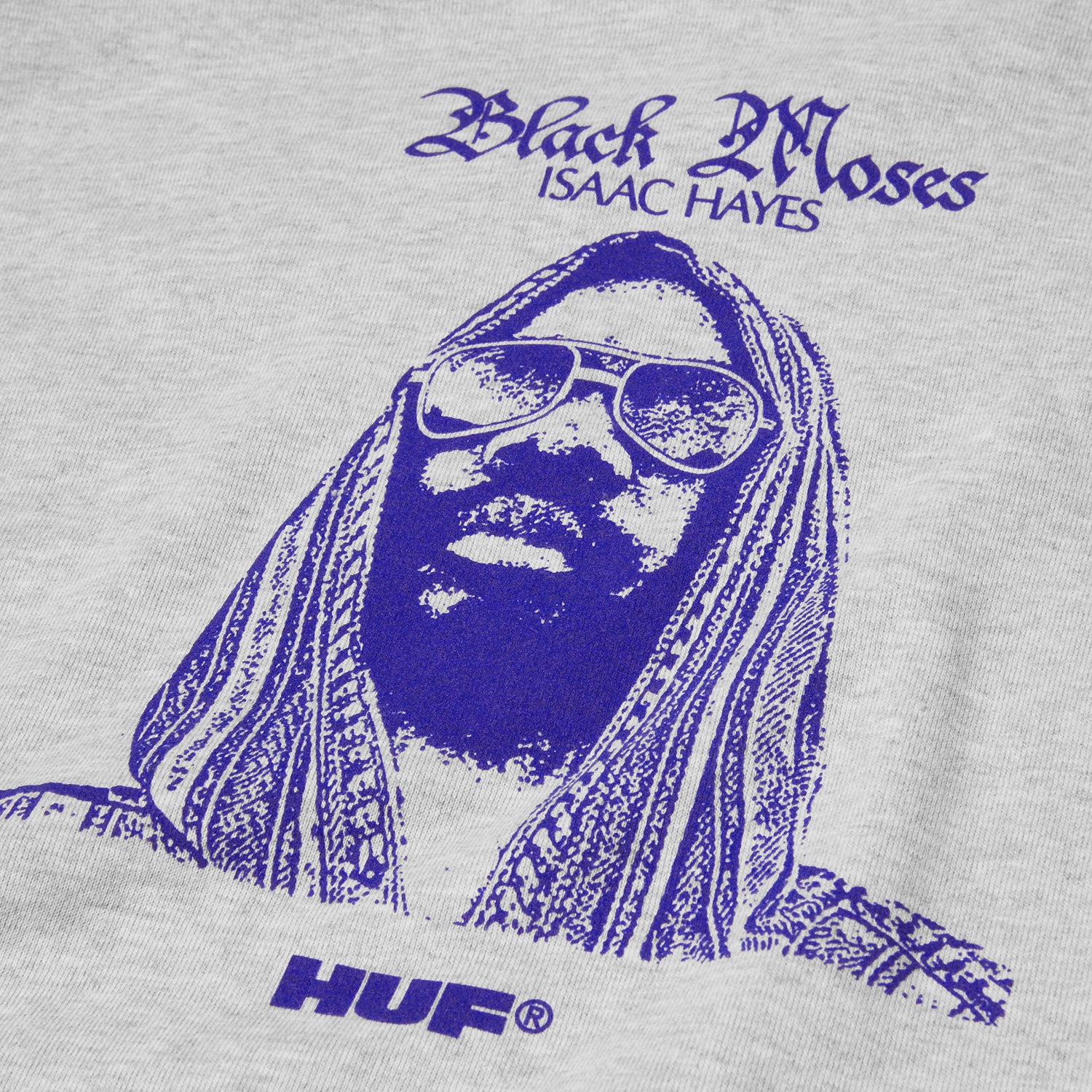 HUF (ハフ) Worldwide JP /HOODIES（パーカー）/ HUF X ISAAC HAYES BLACK MOSES HEAVYWEIGHT HOODIE商品 / ASH