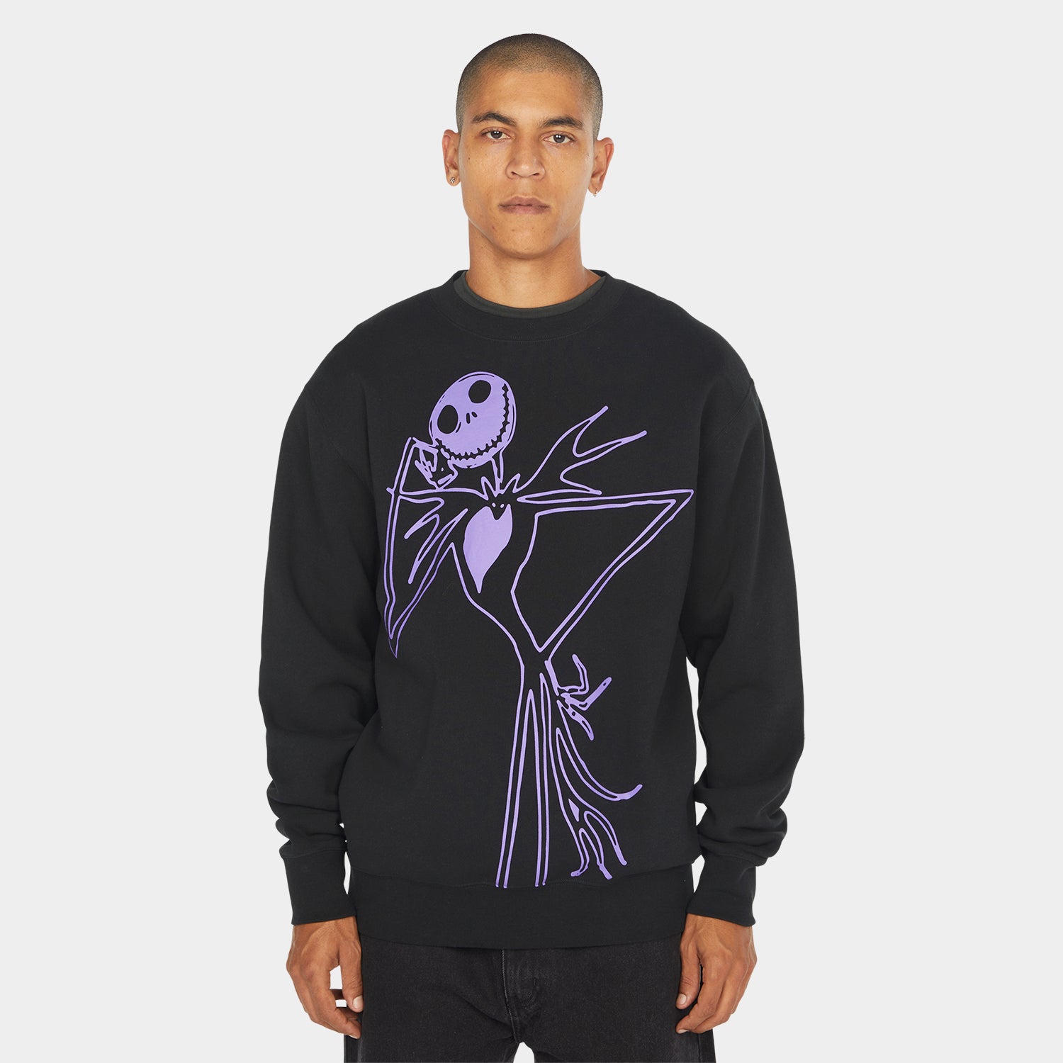 HUF X THE NIGHTMARE BEFORE CHRISTMAS JACK SKELLINGTON CREW