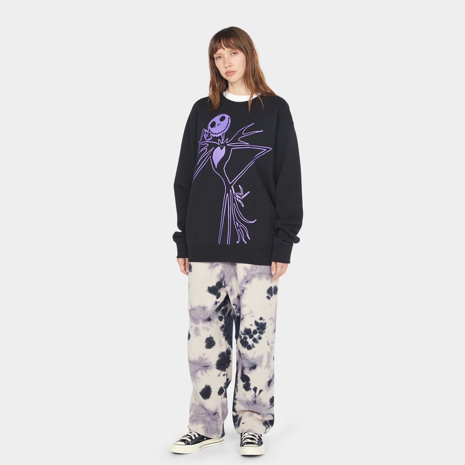 HUF X THE NIGHTMARE BEFORE CHRISTMAS JACK SKELLINGTON CREW