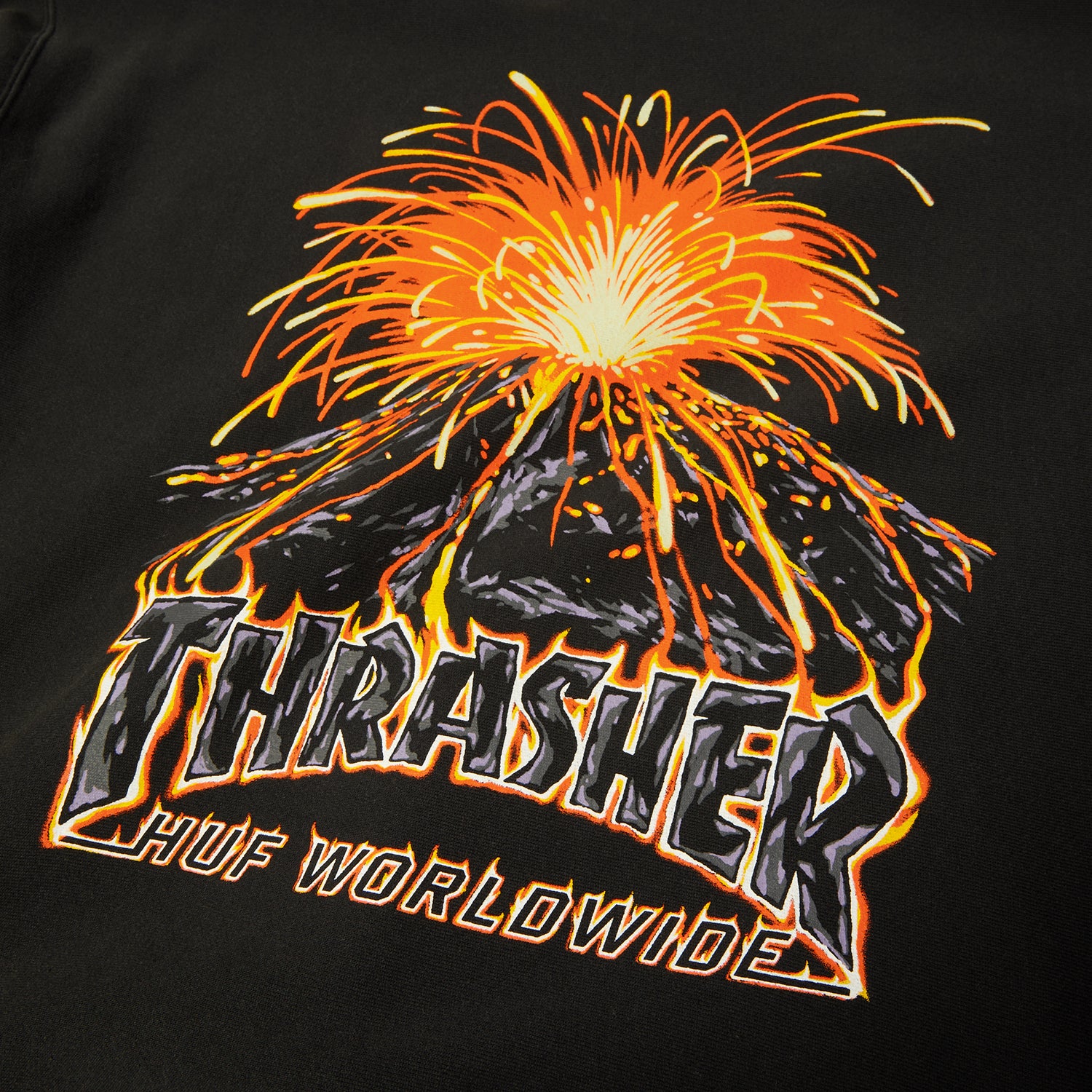 HUF X THRASHER MELTDOWN HEAVYWEIGHT HOODIE｜HOODIES（パーカー