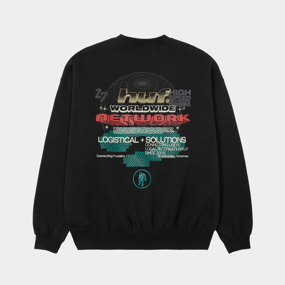 HUF (ハフ) Worldwide JP /SWEATSHIRTS（スウェットシャツ）/ WORLDWIDE NETWORK CREW商品 / DARK EARTH