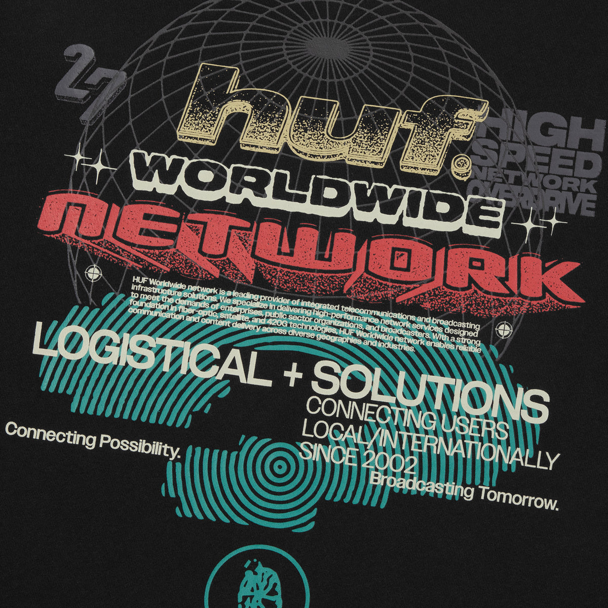 HUF (ハフ) Worldwide JP /SWEATSHIRTS（スウェットシャツ）/ WORLDWIDE NETWORK CREW商品 / DARK EARTH