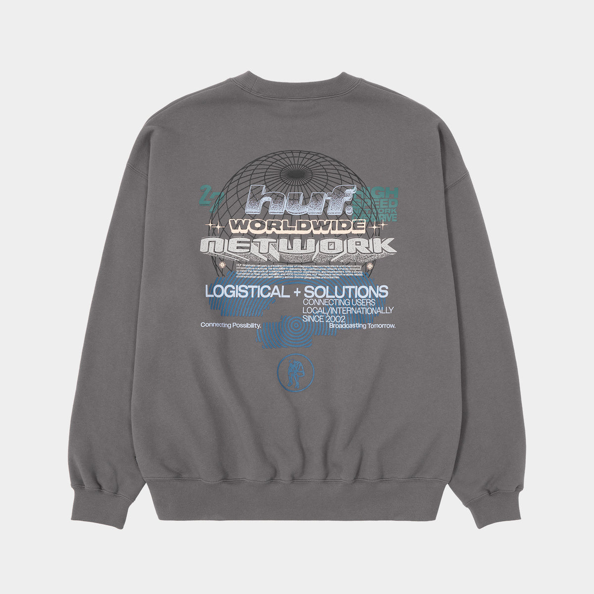 HUF (ハフ) Worldwide JP /SWEATSHIRTS（スウェットシャツ）/ WORLDWIDE NETWORK CREW商品 / DARK EARTH