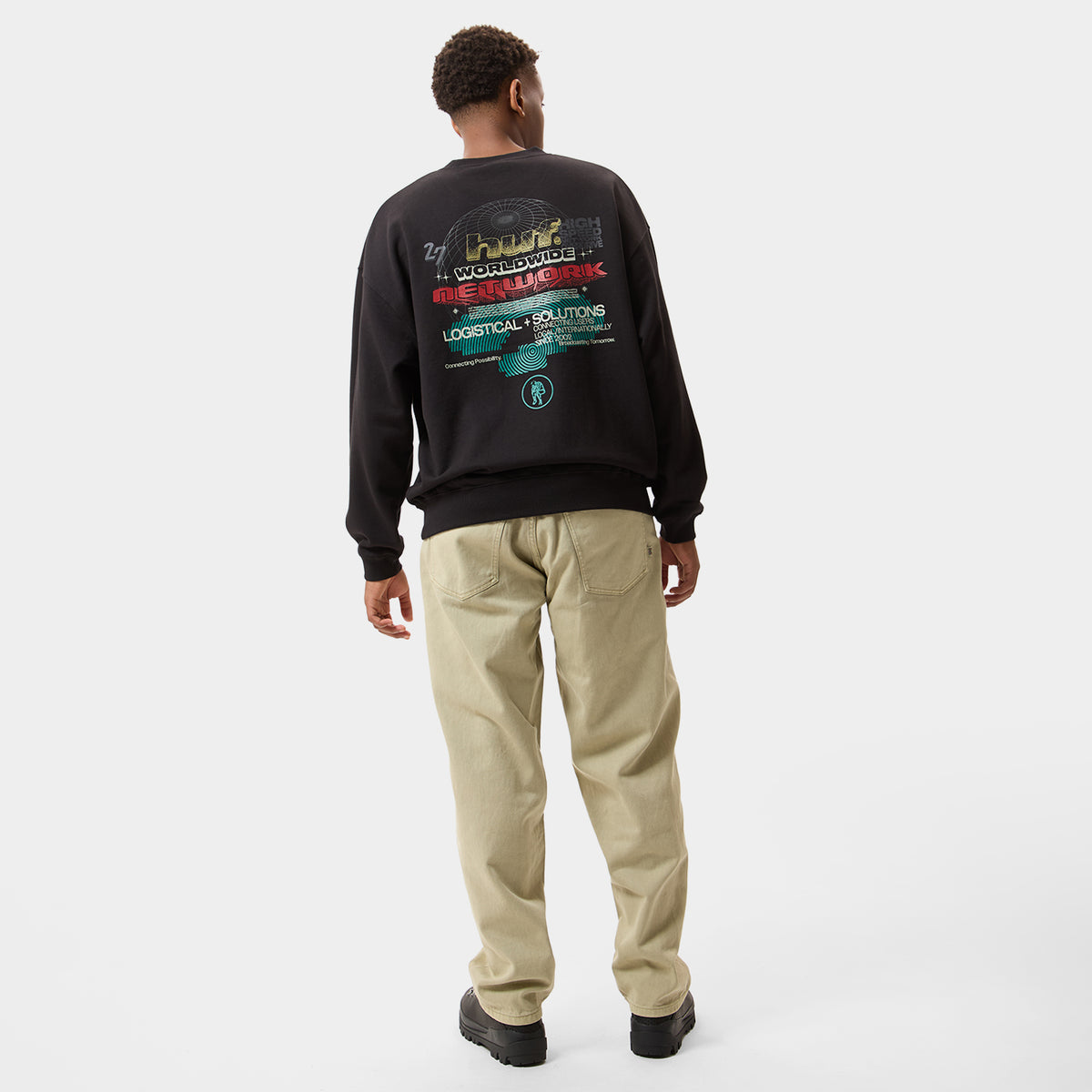 HUF (ハフ) Worldwide JP /SWEATSHIRTS（スウェットシャツ）/ WORLDWIDE NETWORK CREW商品 / DARK EARTH