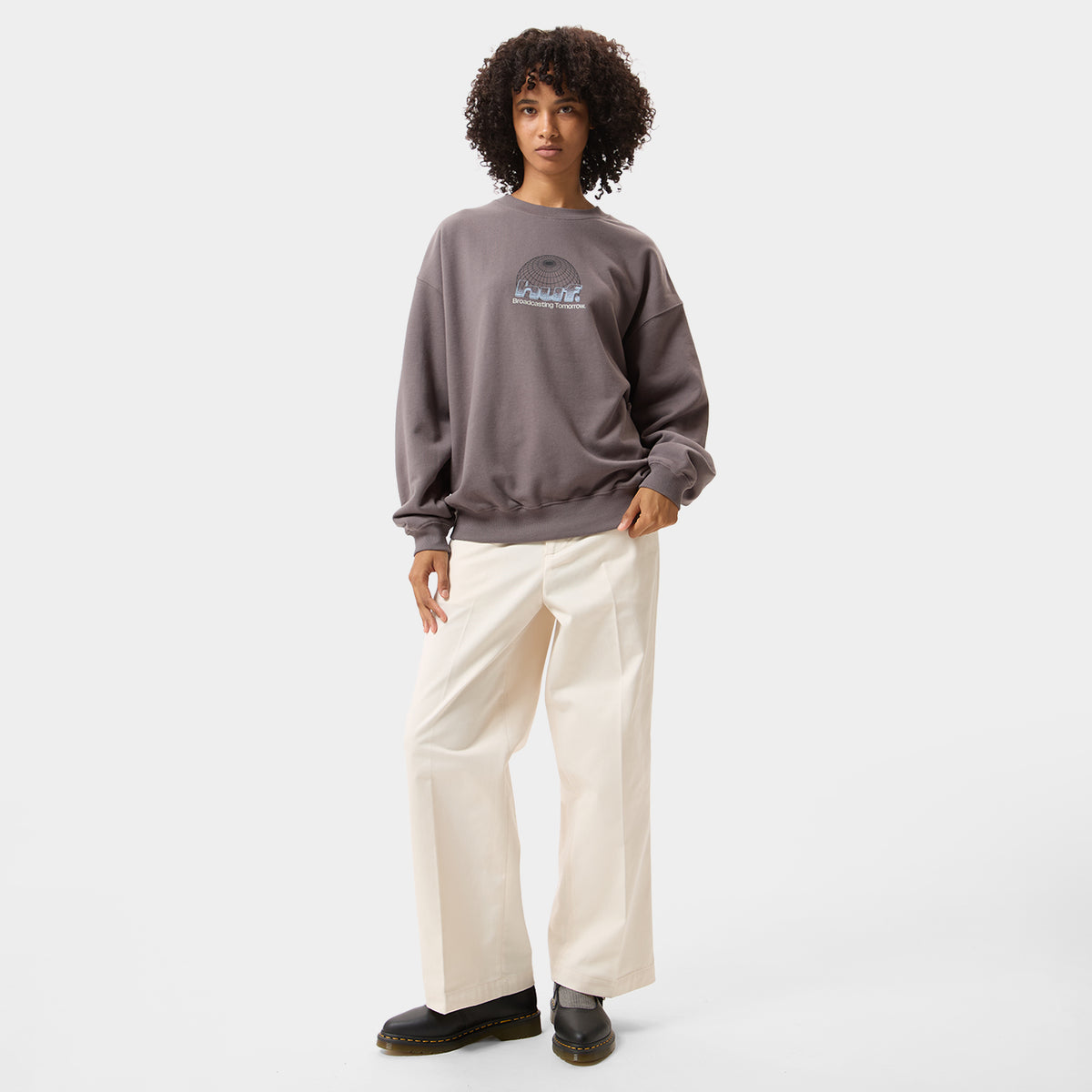 HUF (ハフ) Worldwide JP /SWEATSHIRTS（スウェットシャツ）/ WORLDWIDE NETWORK CREW商品 / DARK EARTH