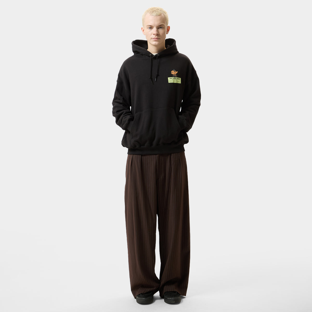 HUF (ハフ) Worldwide JP /HOODIES（パーカー）/ VIDEO GENIE HOODIE商品 / OLIVE