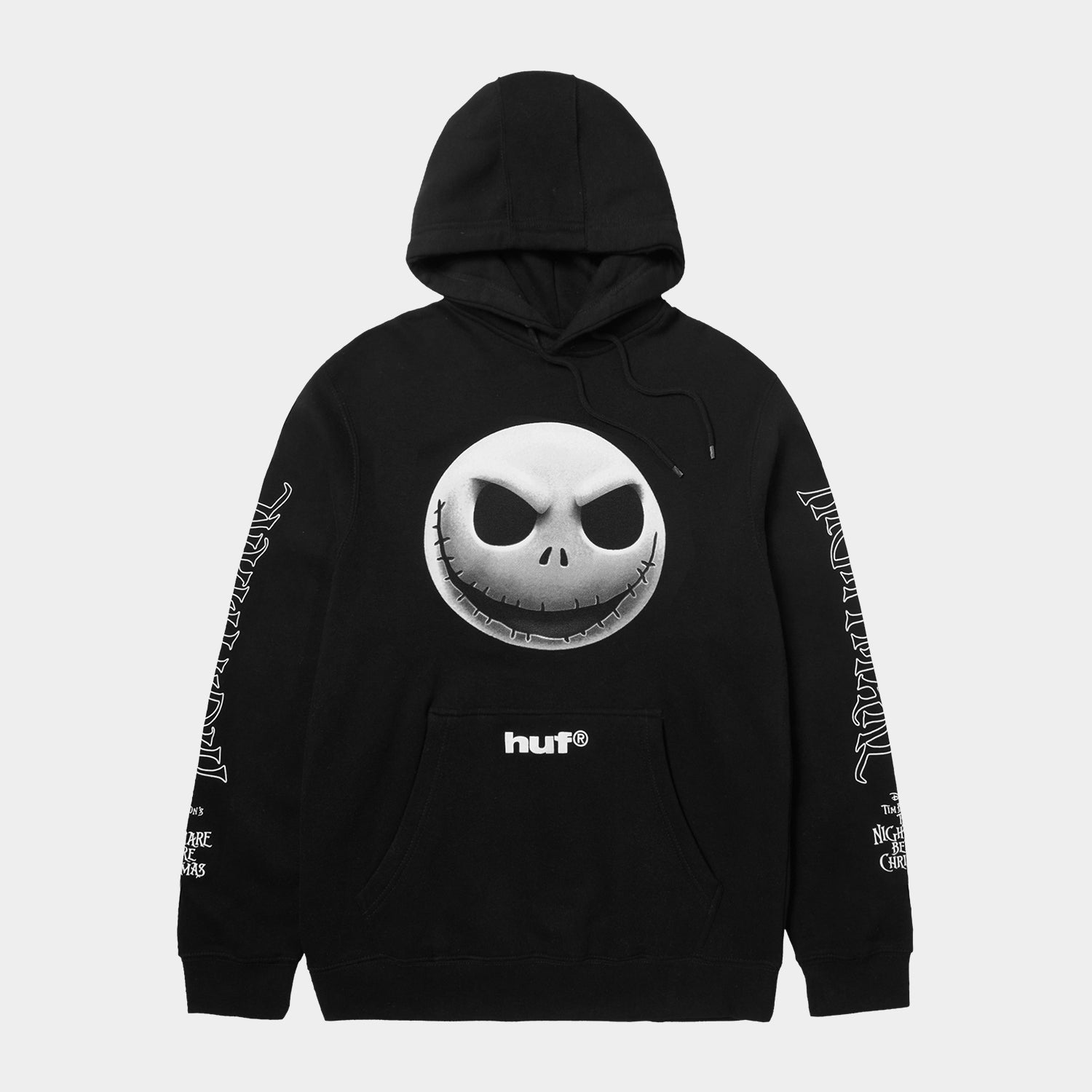 HUF (ハフ) Worldwide JP / HOODIES（パーカー） / HUF X NIGHTMARE BEFORE CHRISTMAS JACK SKELLINGTON HOODIE商品 / BLACK