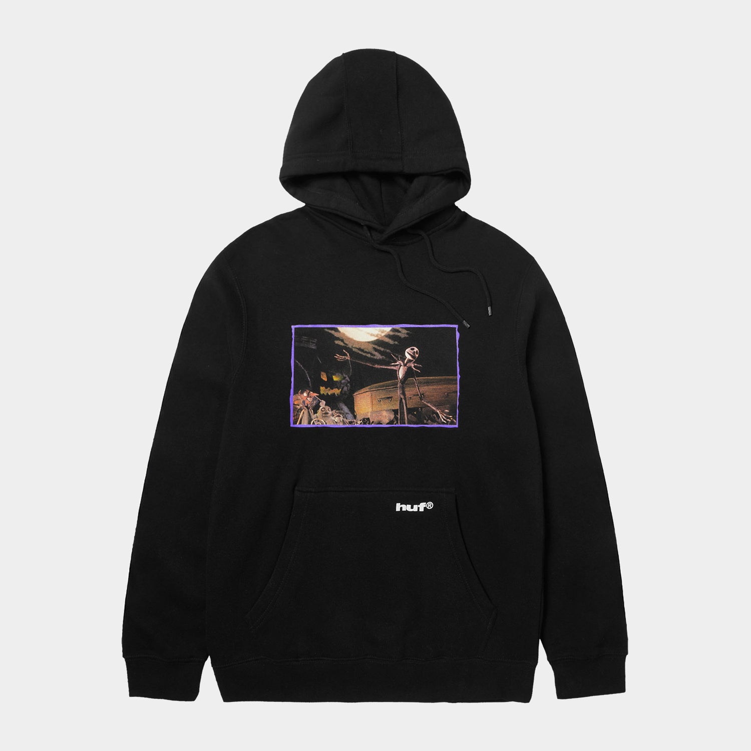 HUF (ハフ) Worldwide JP / HOODIES（パーカー） / HUF X NIGHTMARE BEFORE CHRISTMAS JACK TOWN MEETING HOODIE商品 / BLACK