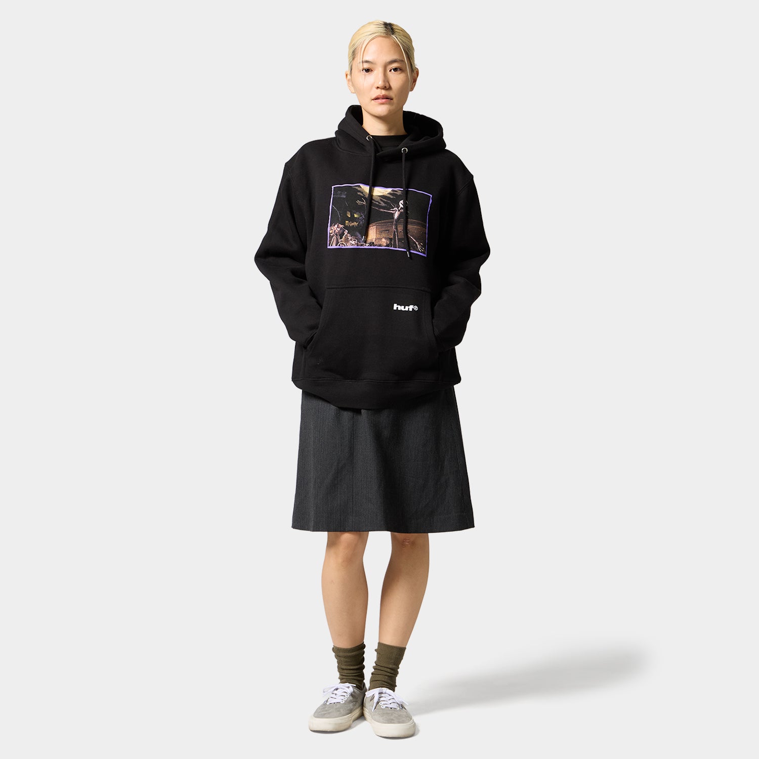 HUF X NIGHTMARE BEFORE CHRISTMAS JACK TOWN MEETING HOODIE｜HOODIES