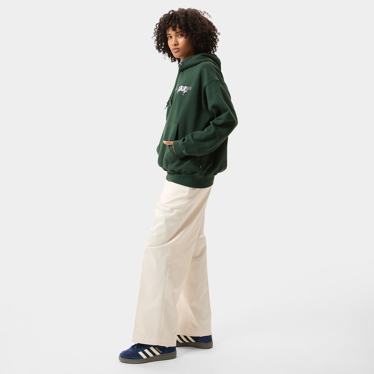 HUF (ハフ) Worldwide JP /HOODIES（パーカー）/ MOO HOODIE商品 / FOREST GREEN