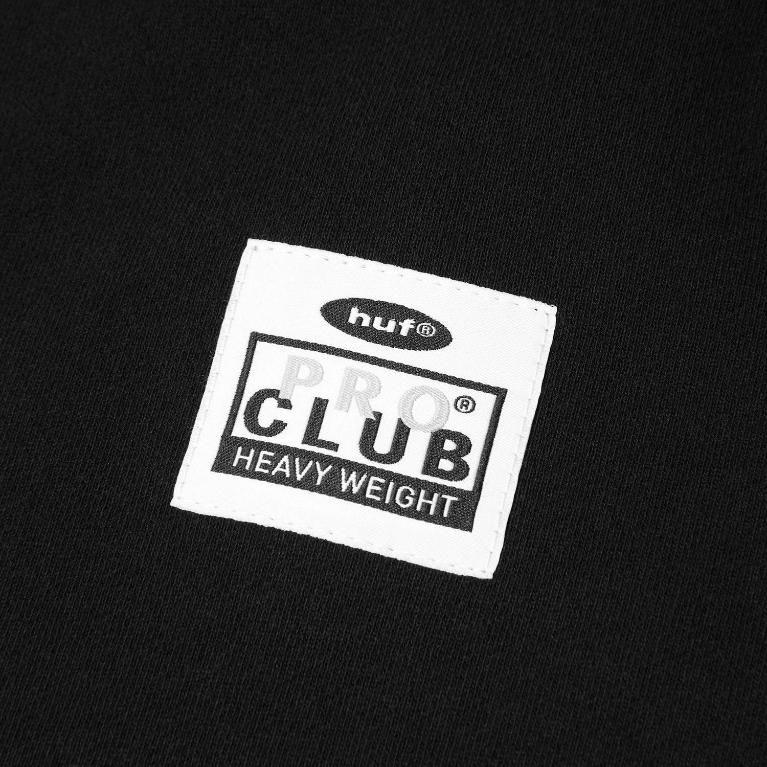 HUF (ハフ) Worldwide JP /HOODIES（パーカー）/ HUF X PROCLUB HEAVYWEIGHT HOODIE商品 / BLACK