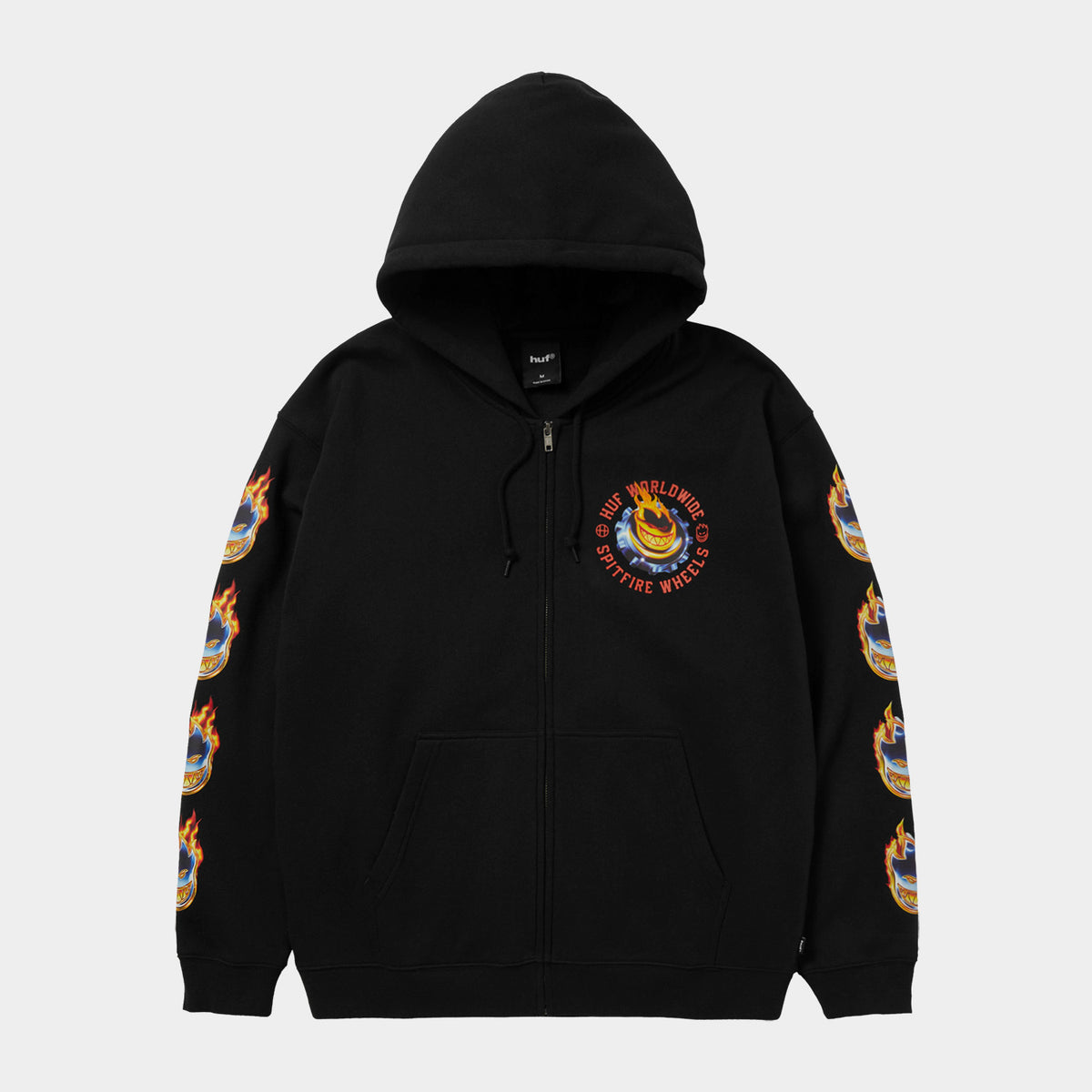 huf X SPITFIRE CHROME HEAD FULL ZIP HOODIE｜HOODIES（パーカー