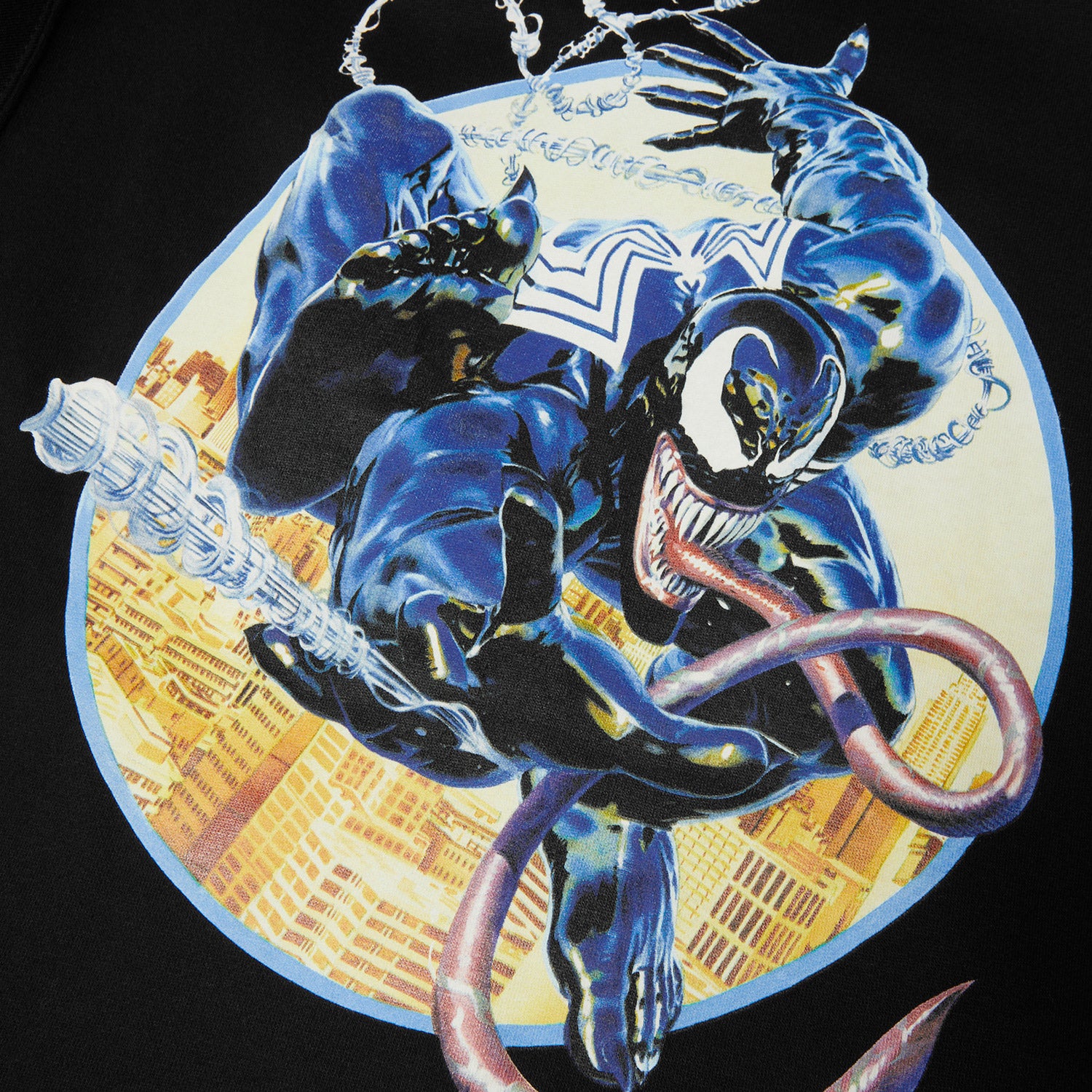 HUF (ハフ) Worldwide JP /HOODIES（パーカー）/ HUF X MARVEL VENOM FULLZIP HOODIE商品 / BLACK