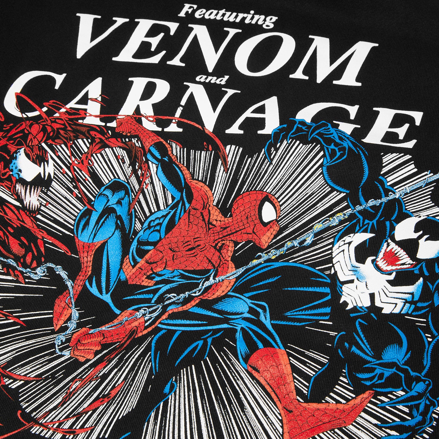HUF (ハフ) Worldwide JP /HOODIES（パーカー）/ HUF X SPIDER-MAN MAXIMUM CARNAGE HOODIE商品 / BLACK