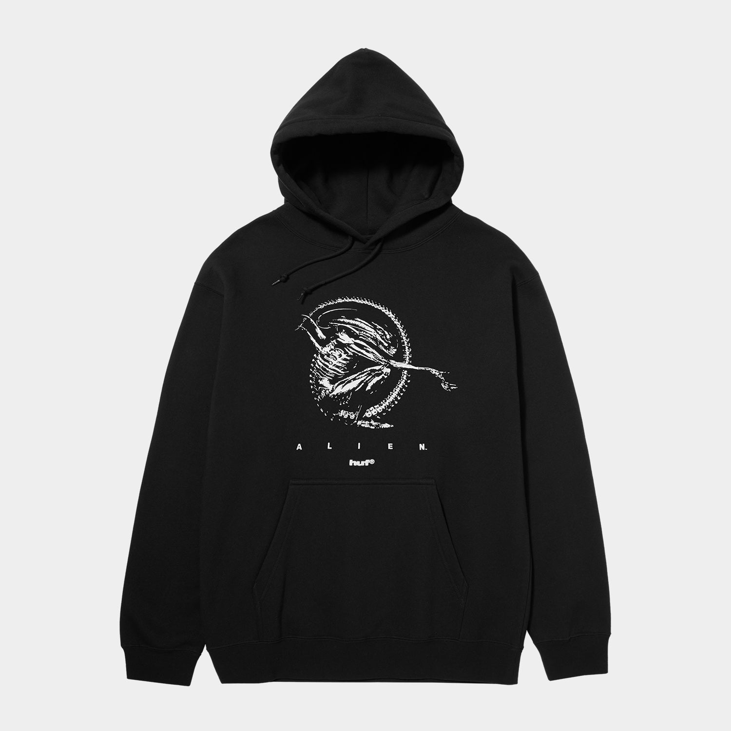 HUF (ハフ) Worldwide JP / HOODIES（パーカー） / HUF X ALIENS FOSSILIZED HOODIE商品 / BLACK