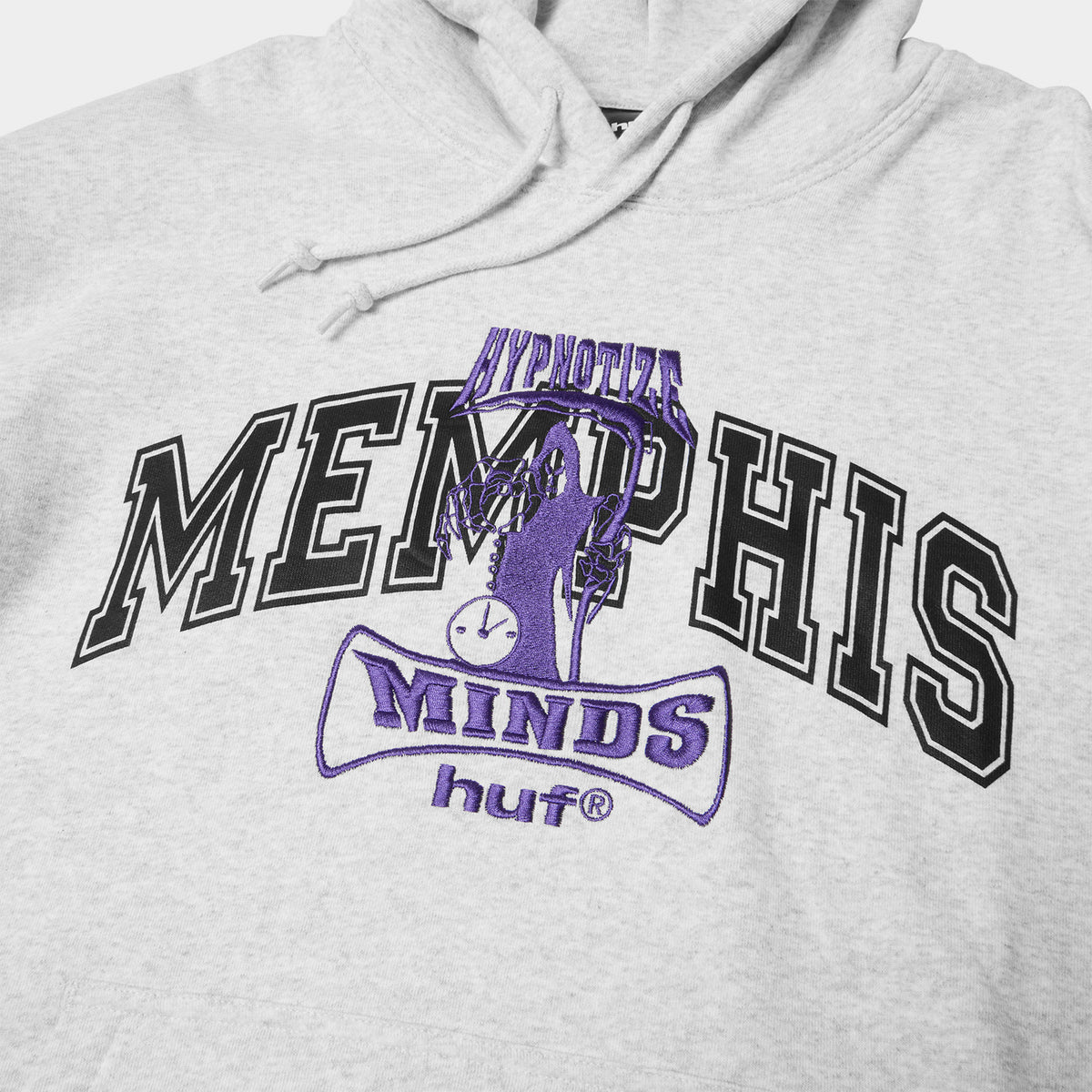 HUF (ハフ) Worldwide JP /HOODIES（パーカー）/ huf® X THREE 6 MAFIA MEMPHIS HOODIE商品 / HEATHER GREY