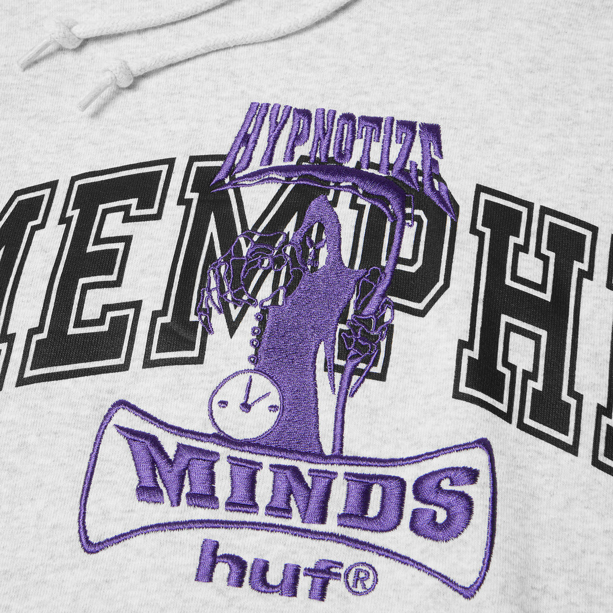 HUF (ハフ) Worldwide JP /HOODIES（パーカー）/ huf® X THREE 6 MAFIA MEMPHIS HOODIE商品 / HEATHER GREY