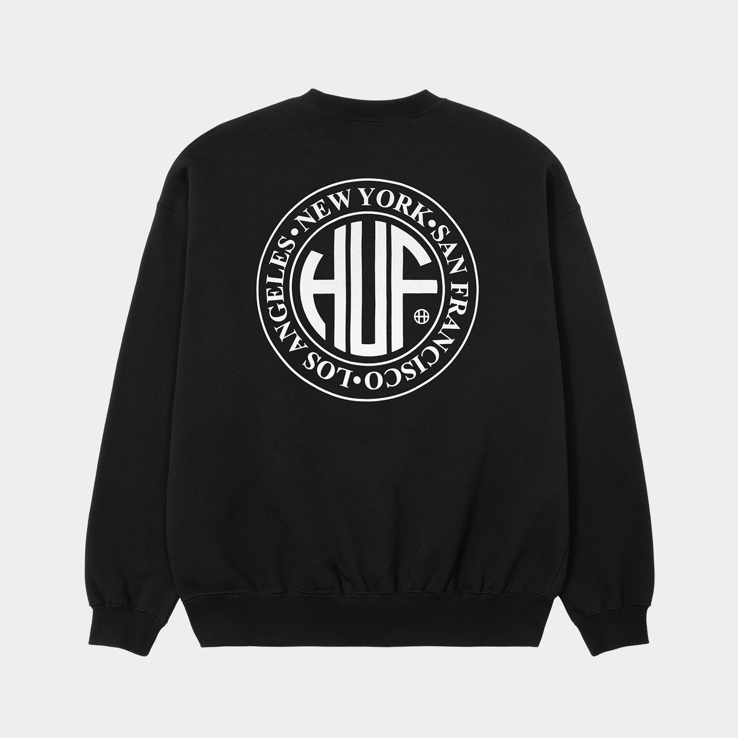 HUF (ハフ) Worldwide JP /SWEATSHIRTS（スウェットシャツ）/ REGIONAL CREWNECK商品 / BLACK