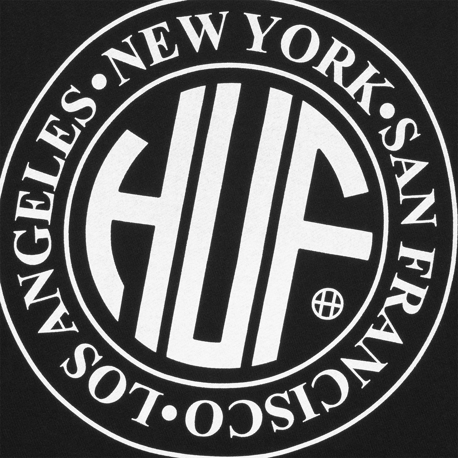 HUF (ハフ) Worldwide JP /SWEATSHIRTS（スウェットシャツ）/ REGIONAL CREWNECK商品 / BLACK