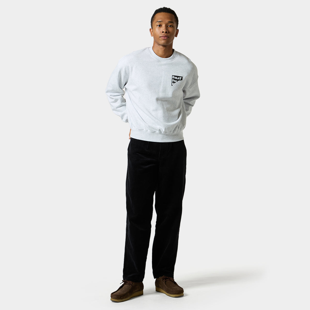 HUF (ハフ) Worldwide JP /SWEATSHIRTS（スウェットシャツ）/ MEMORY OF FREEDOM CREWNECK商品 / BLACK
