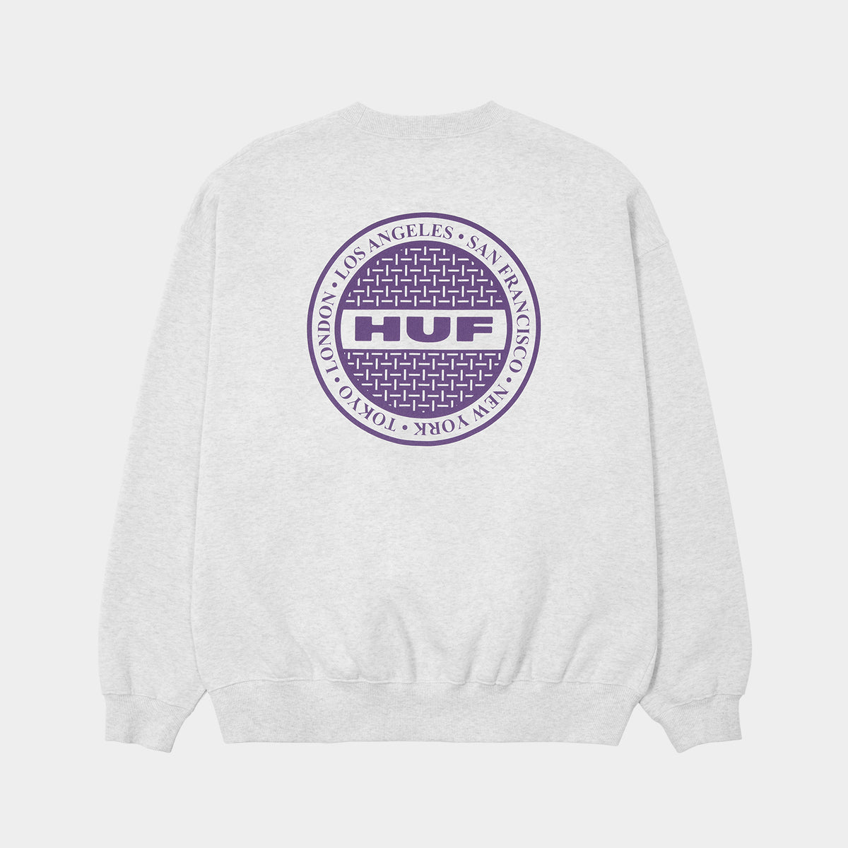 HUF (ハフ) Worldwide JP / SWEATSHIRTS（スウェットシャツ） / MANHOLE CREWNECK商品 / ASH GREY